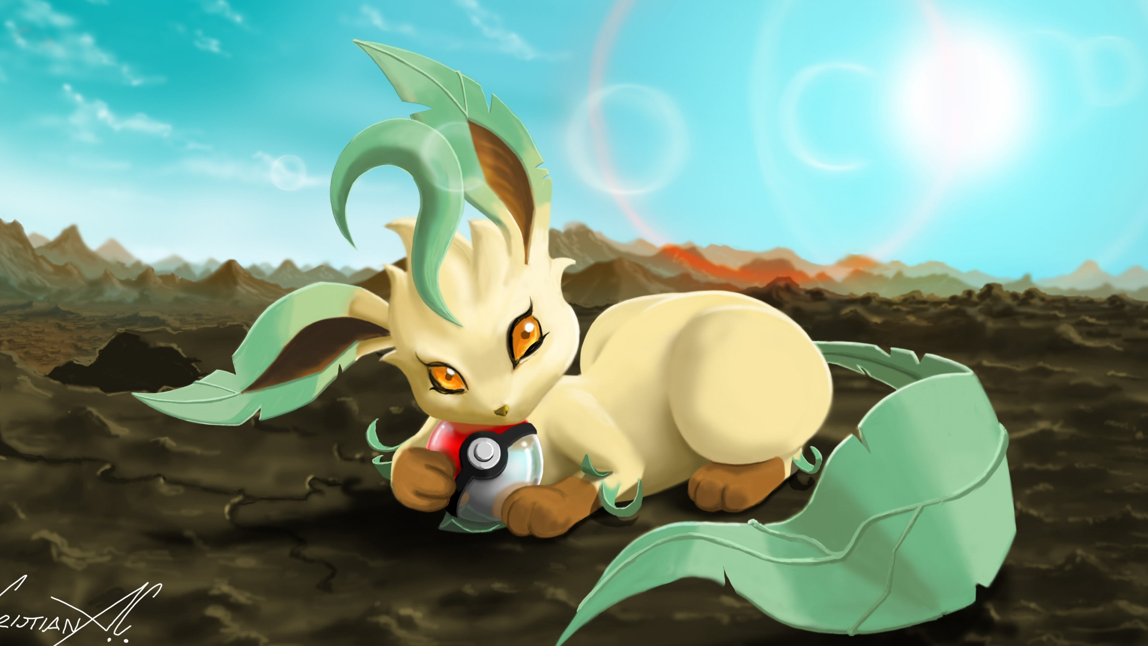 Leafeon Pokmon, HD wallpapers, Evolving friendship, Natural beauty, 3840x2160 4K Desktop