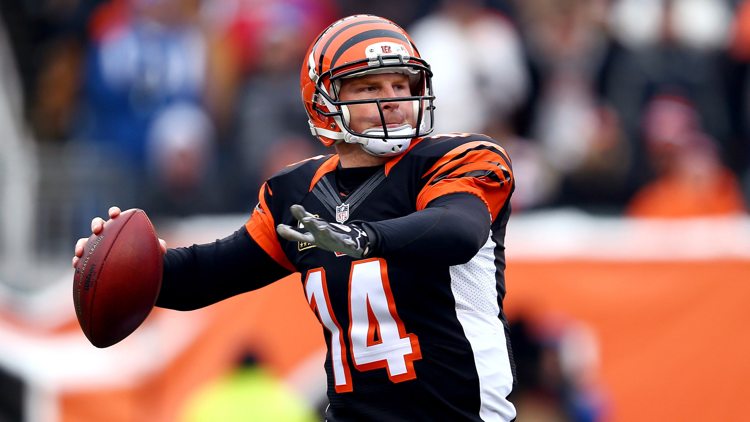 Andy Dalton, Cincinnati Bengals Wallpaper, 2560x1440 HD Desktop