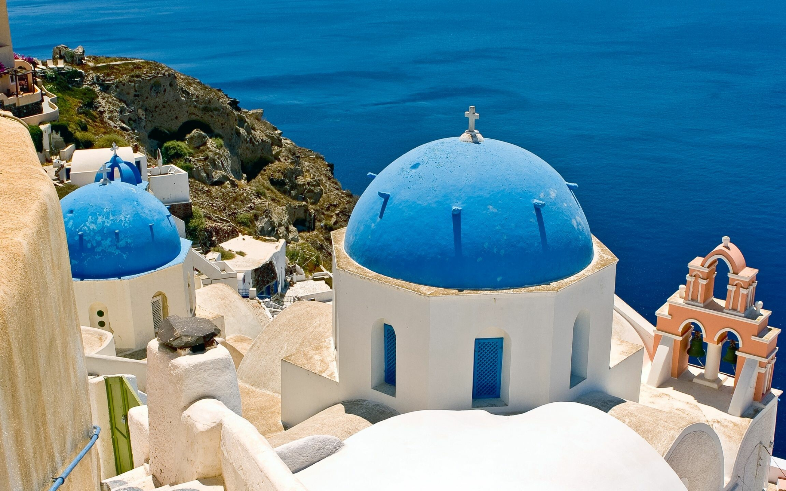 Greek desktop, Captivating wallpapers, Stunning backgrounds, Inspiring scenery, 2560x1600 HD Desktop