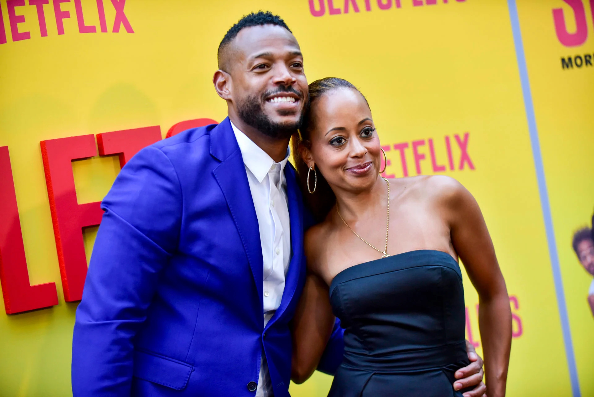 Marlon Wayans, Essence Atkins, Together 2022, 1920x1290 HD Desktop