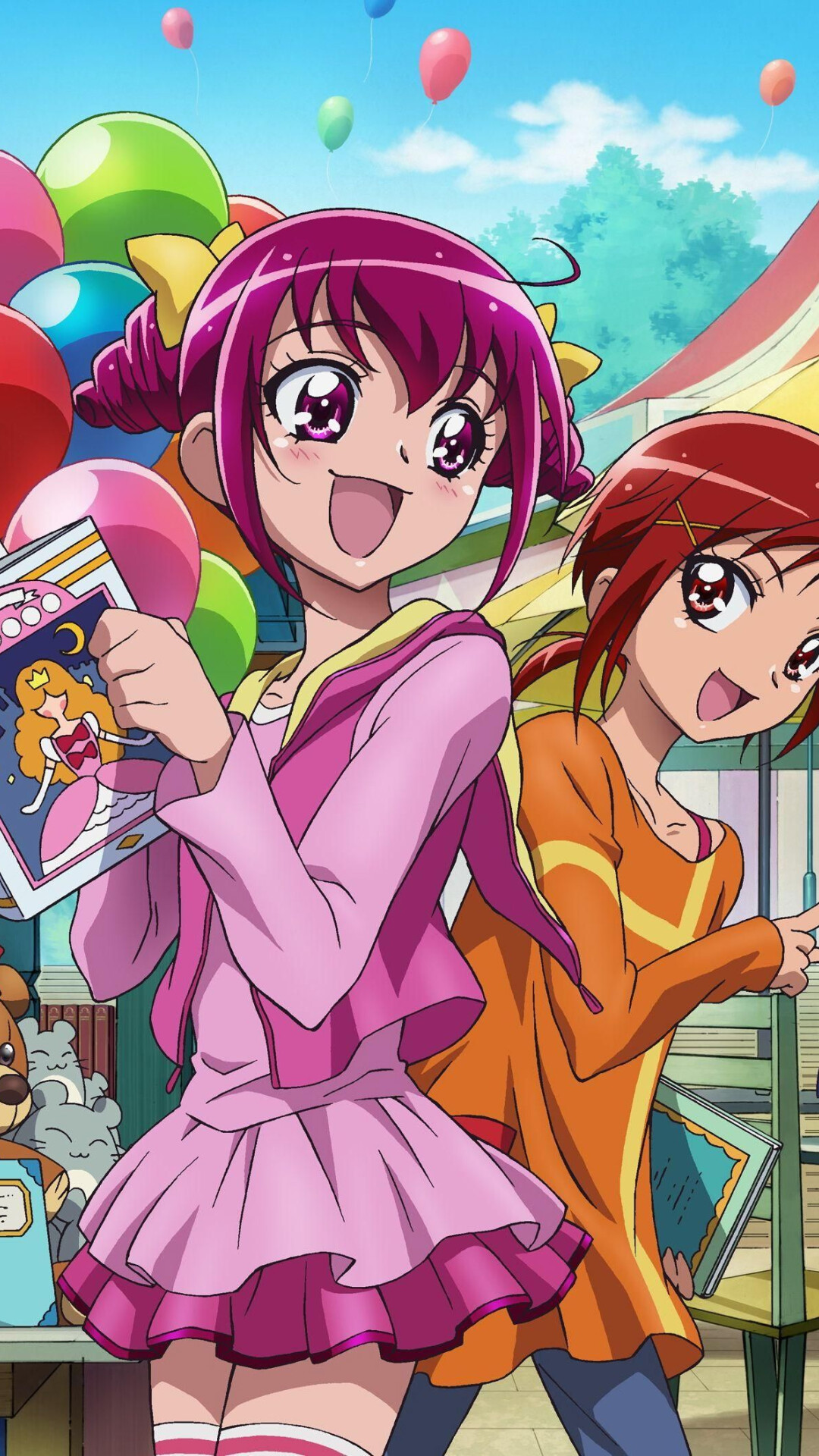 Glitter Force, Anime, 1080x1920 Full HD Phone