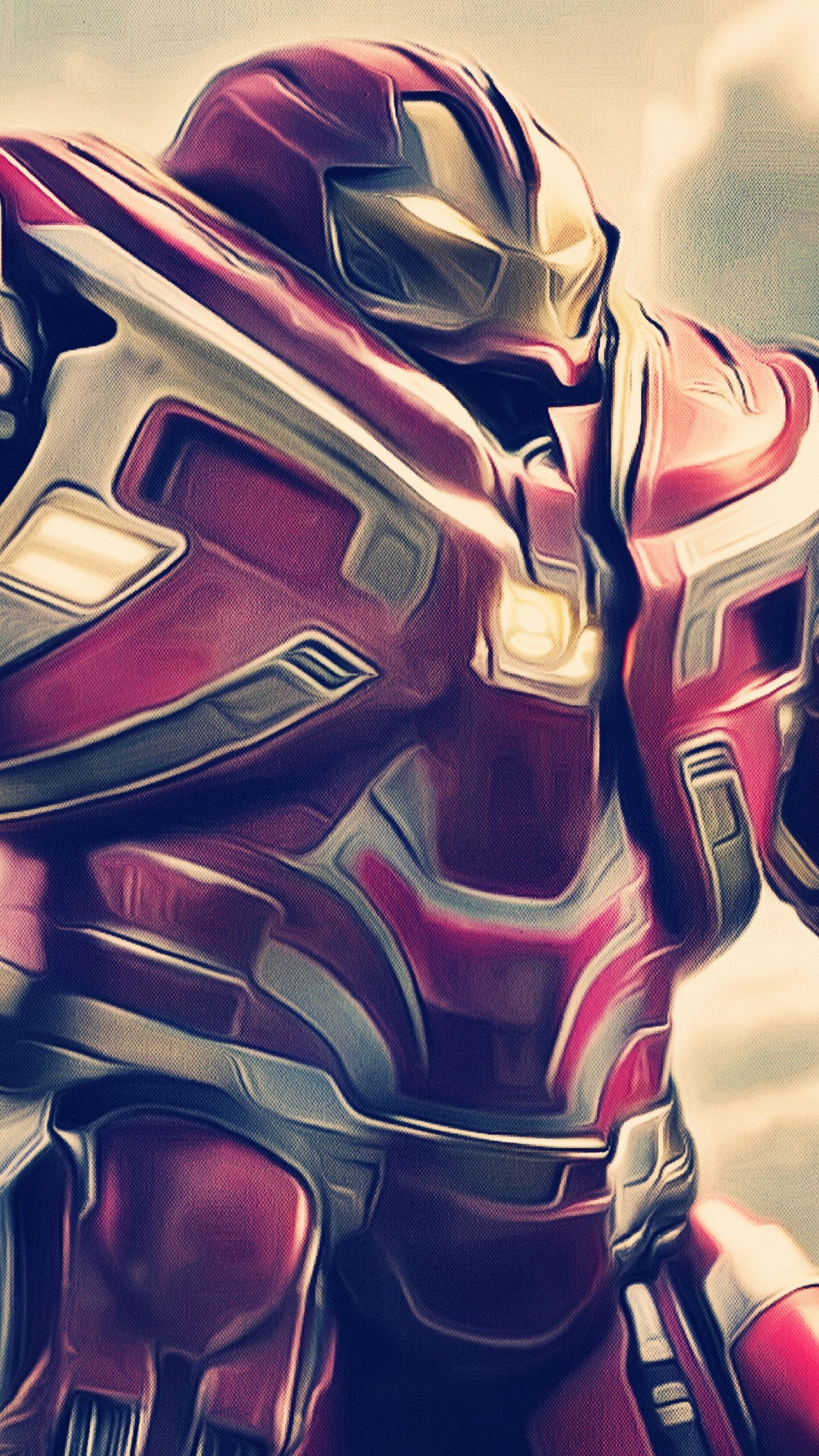 Comic book superhero, Iron Hulkbuster, Avengers Infinity War, Artwork, 1440x2560 HD Phone