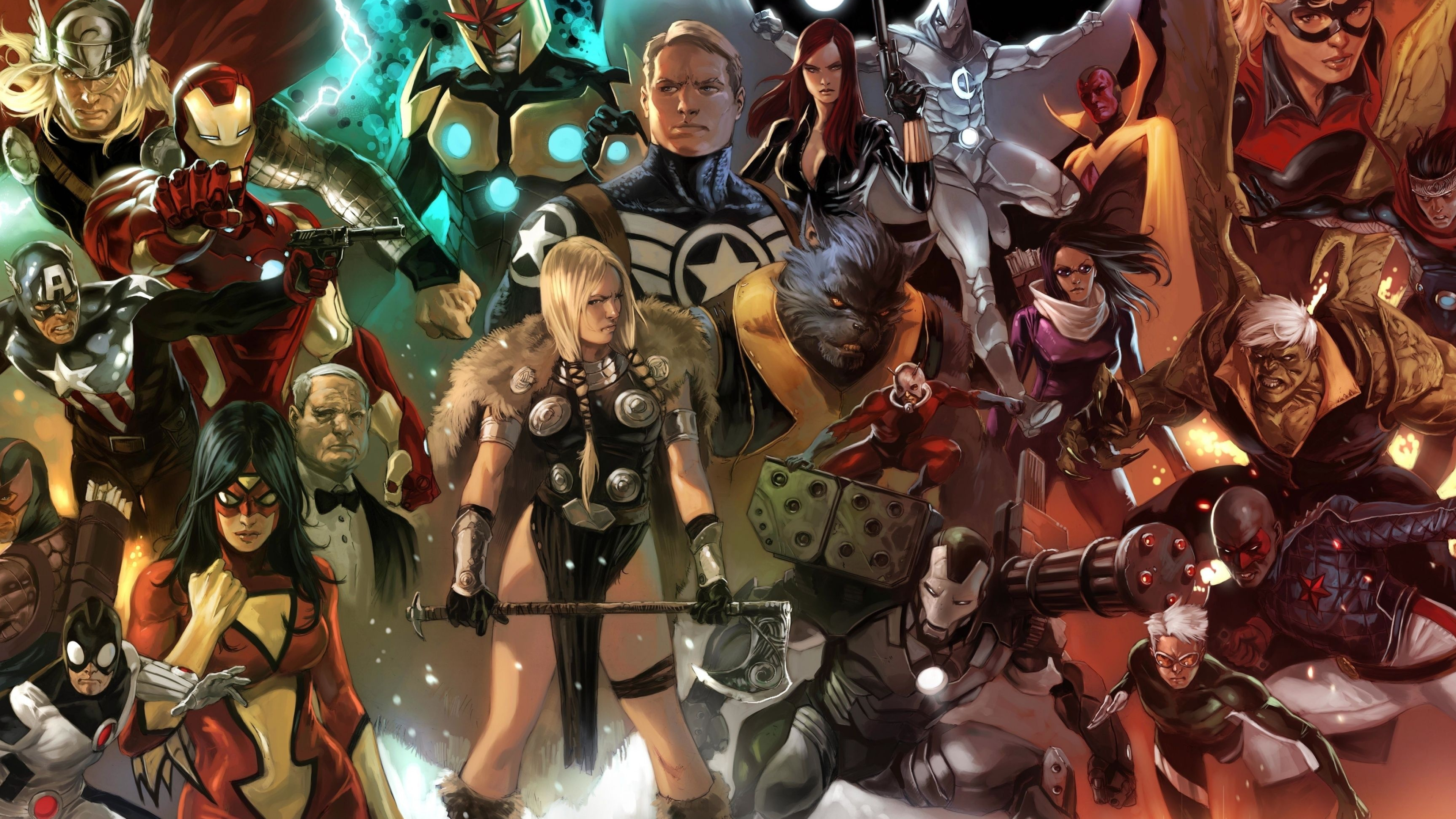 Marvel Comic 3840 x 2160 wallpapers, Ultra HD backgrounds, Immersive graphics, 3840x2160 4K Desktop