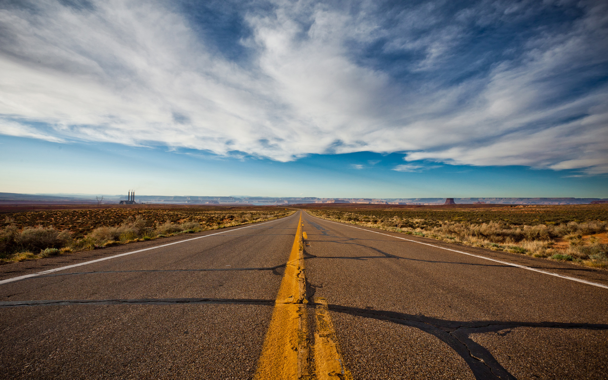 Road surface, Highway Wallpaper, 2560x1600 HD Desktop