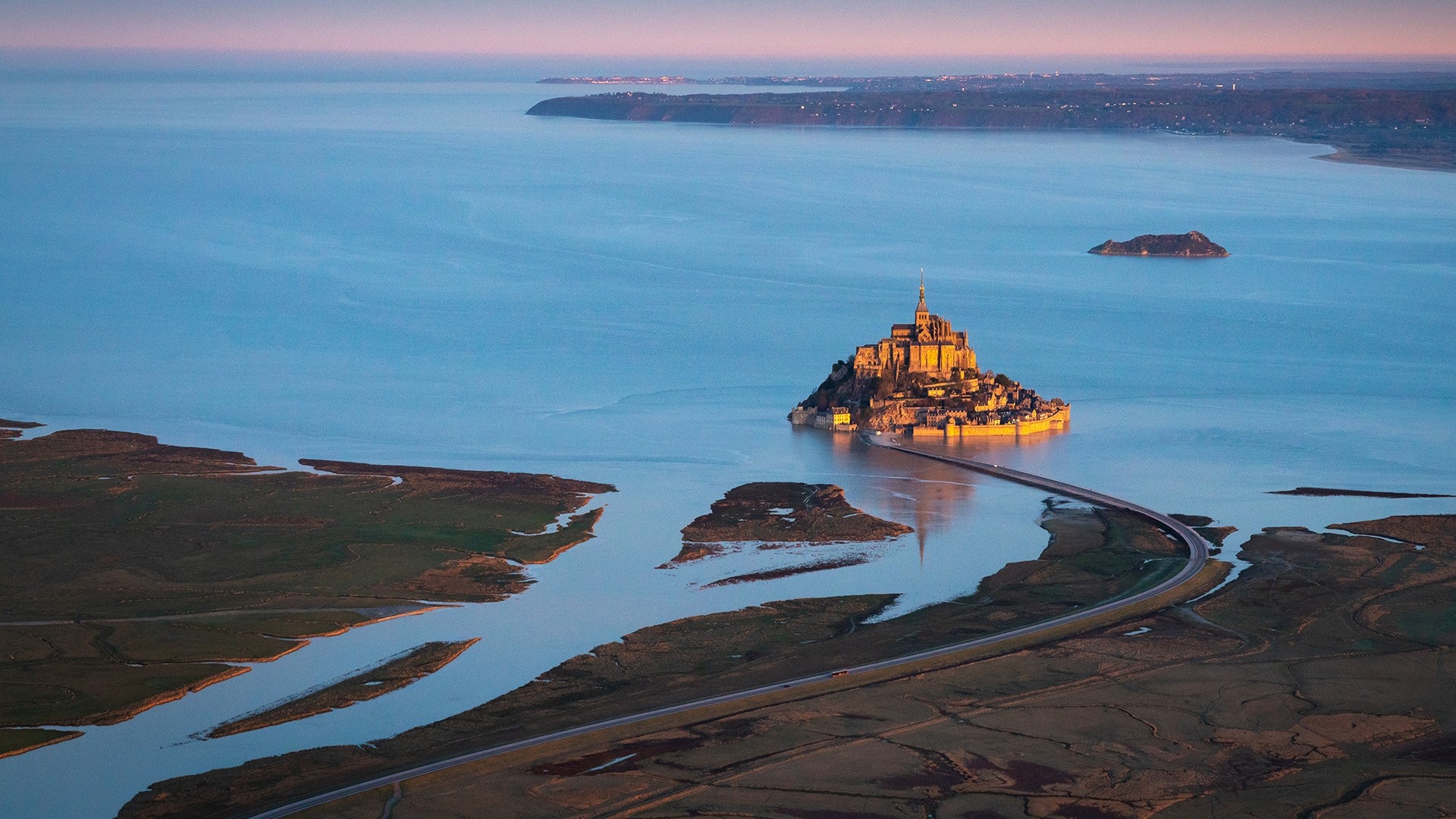 Mont St. Michel, France wallpapers, HD, Beautiful, 1920x1080 Full HD Desktop