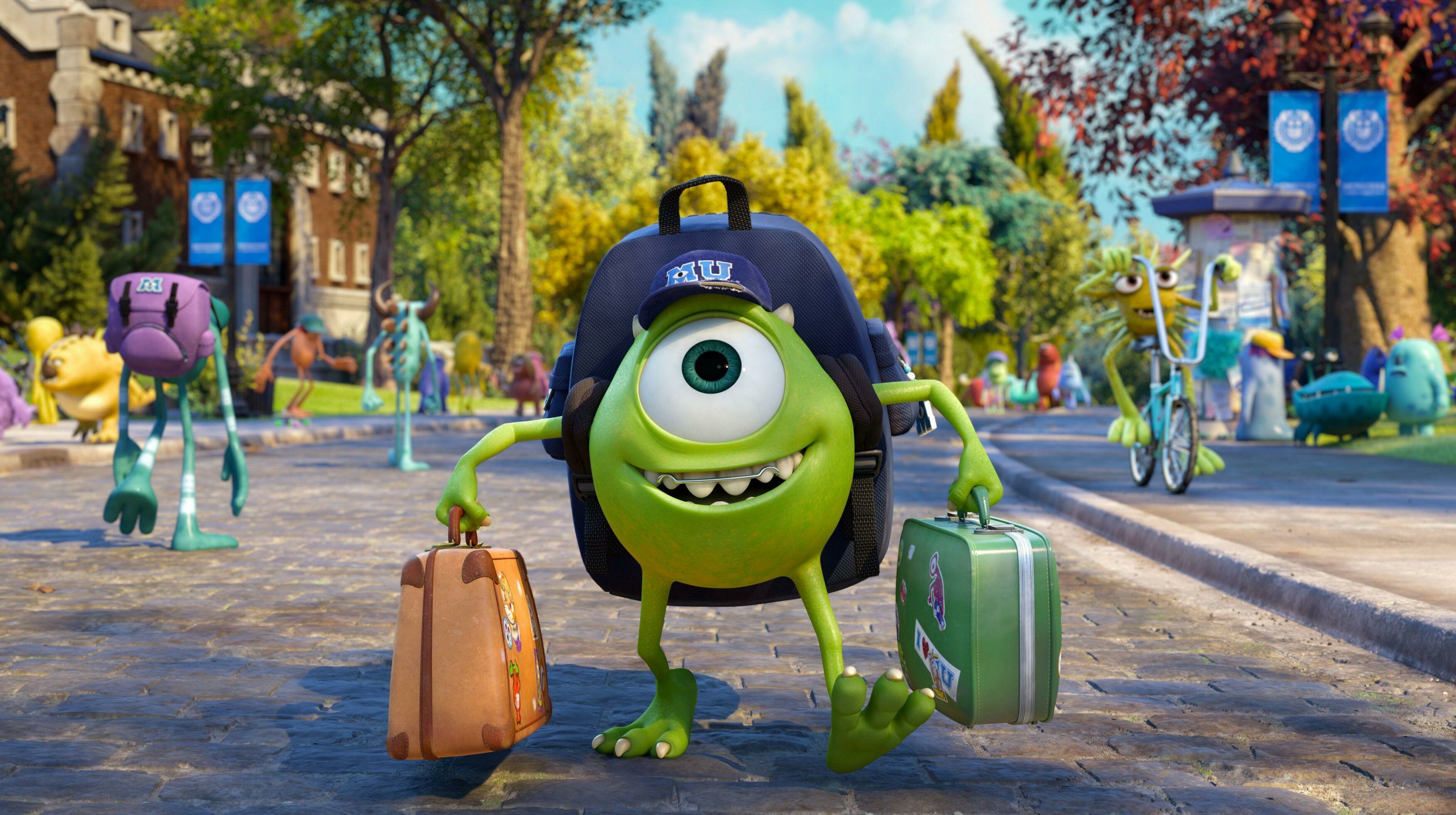 Mike Wazowski, Monsters, Inc. Wallpaper, 3500x1970 HD Desktop