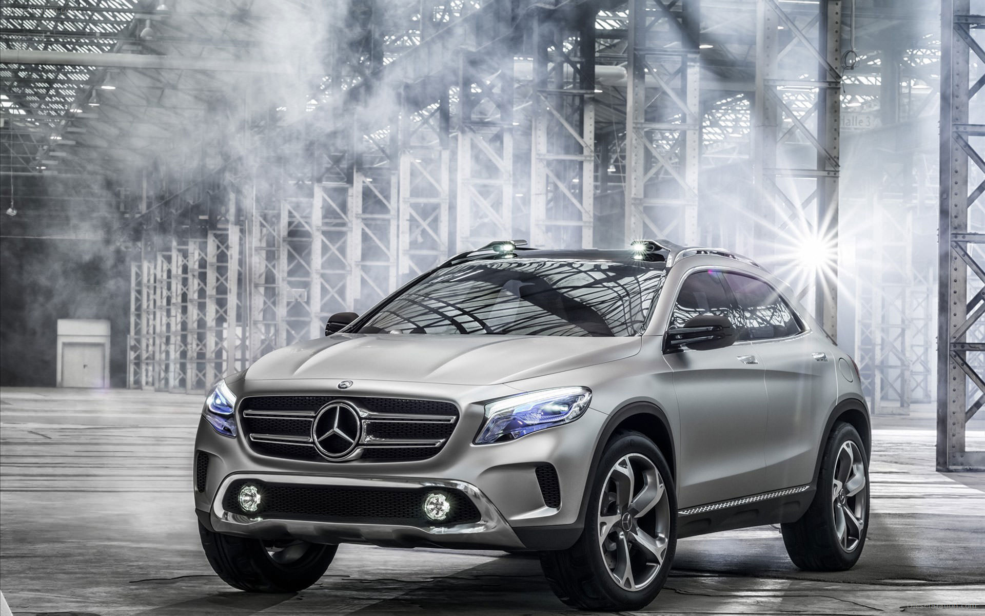 Mercedes-Benz GLA, Download wallpaper, Elegant compact SUV, High-quality image, 1920x1200 HD Desktop