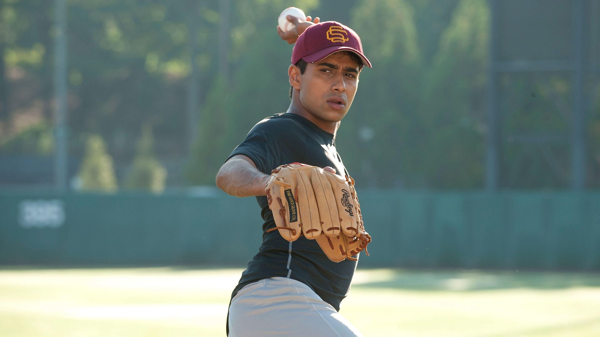 Million Dollar Arm, Suraj Sharma's performance, Stunning visuals, Inspirational sports drama, 1920x1080 Full HD Desktop