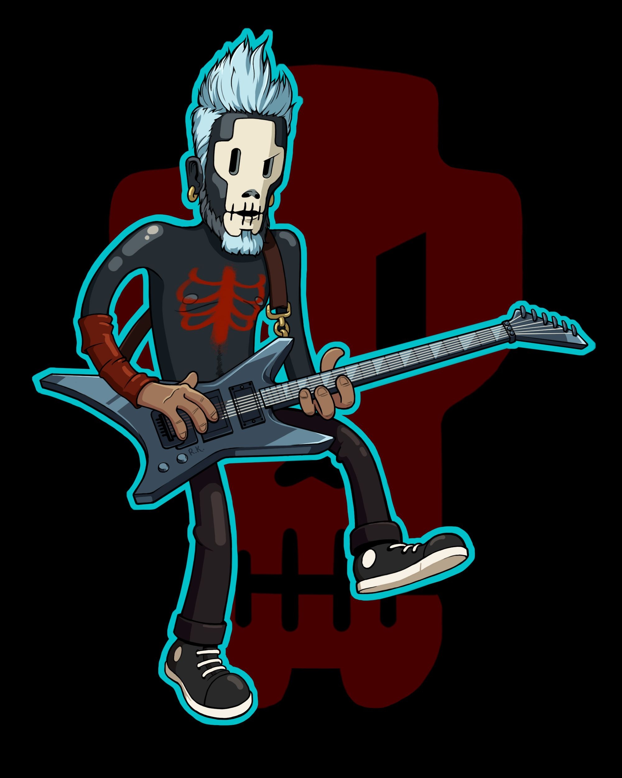 Wes Borland | Character design, Limp bizkit, Chibi 2000x2500