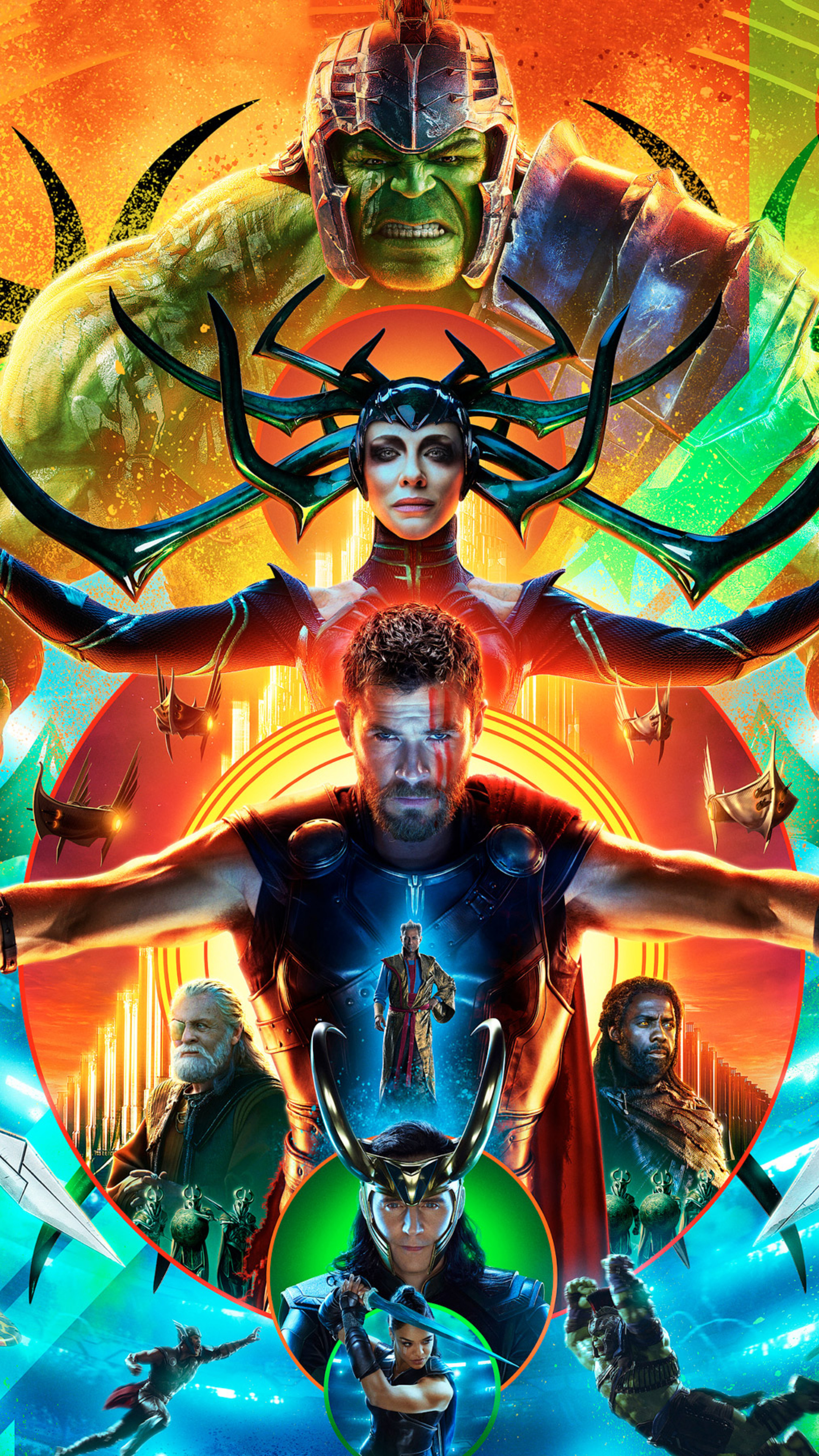 Hulk, Hela, Thor Ragnarok, Sony Xperia, 2160x3840 4K Phone