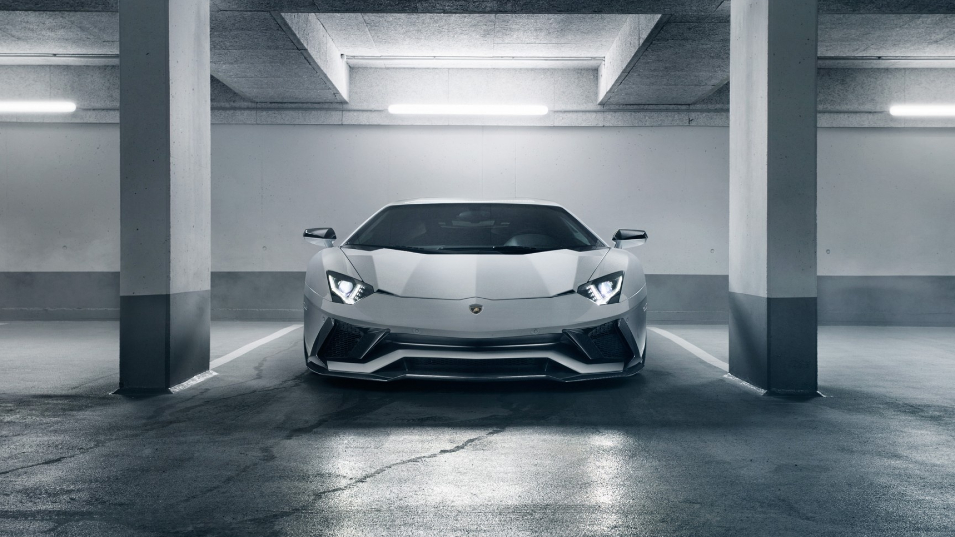 Garage, Lamborghini Aventador Wallpaper, 1920x1080 Full HD Desktop