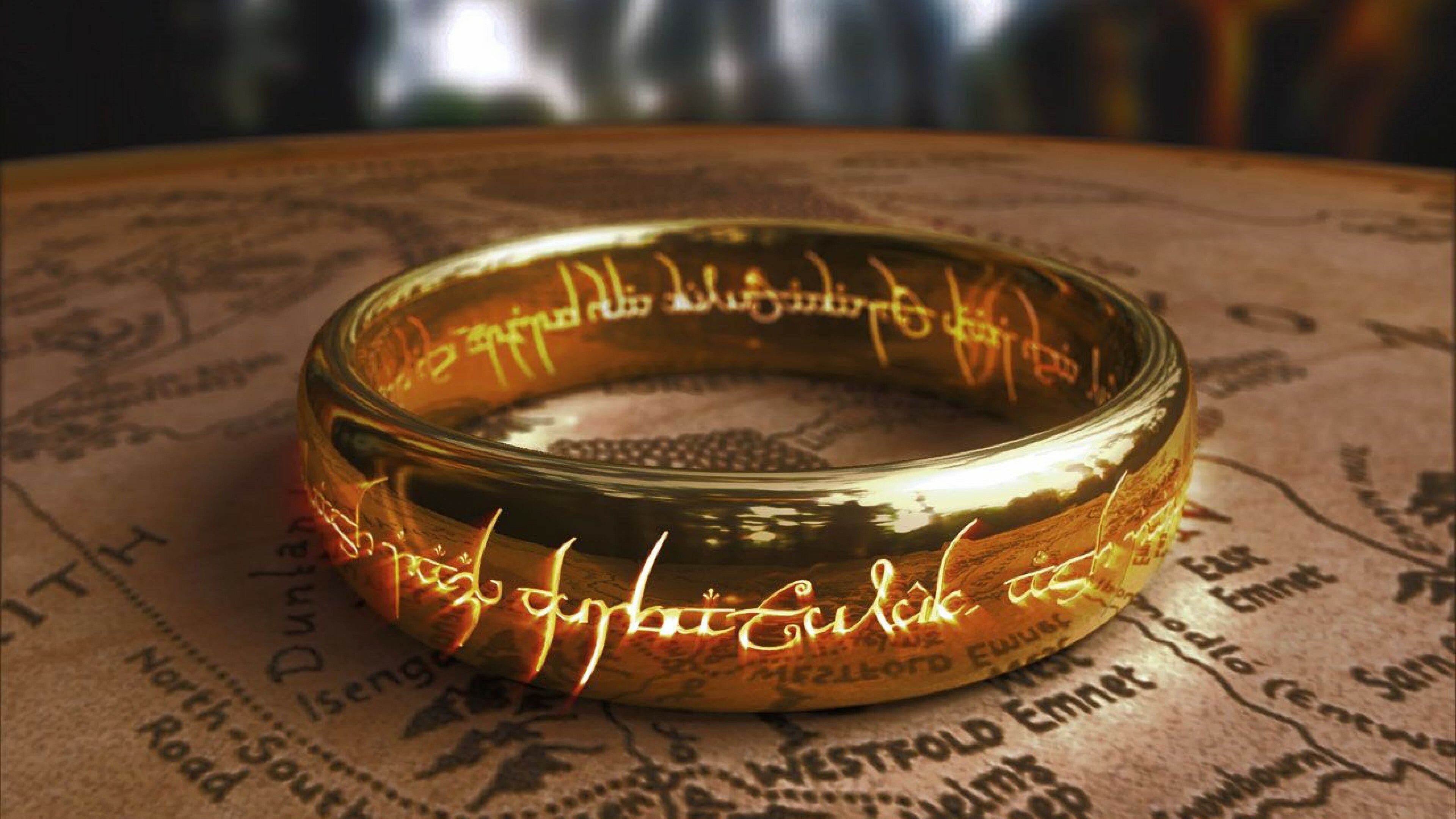 The One Ring, The Lord of the Rings Wallpaper, 3840x2160 4K Desktop