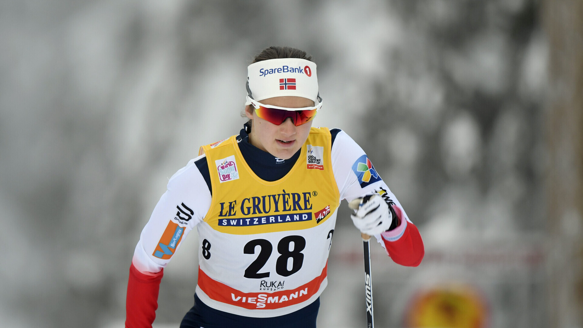 Ingvild Flugstad Ostberg, Tour de Ski success, Skiing triumph, ERR coverage, 1920x1080 Full HD Desktop