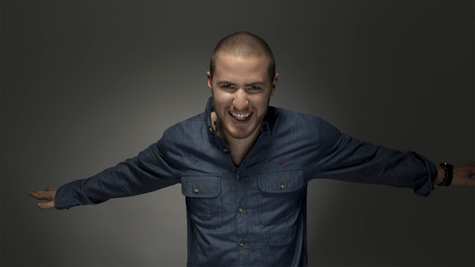 Mike Posner, Fan-made wallpapers, Artistic tribute, FanartTV collection, 1920x1080 Full HD Desktop