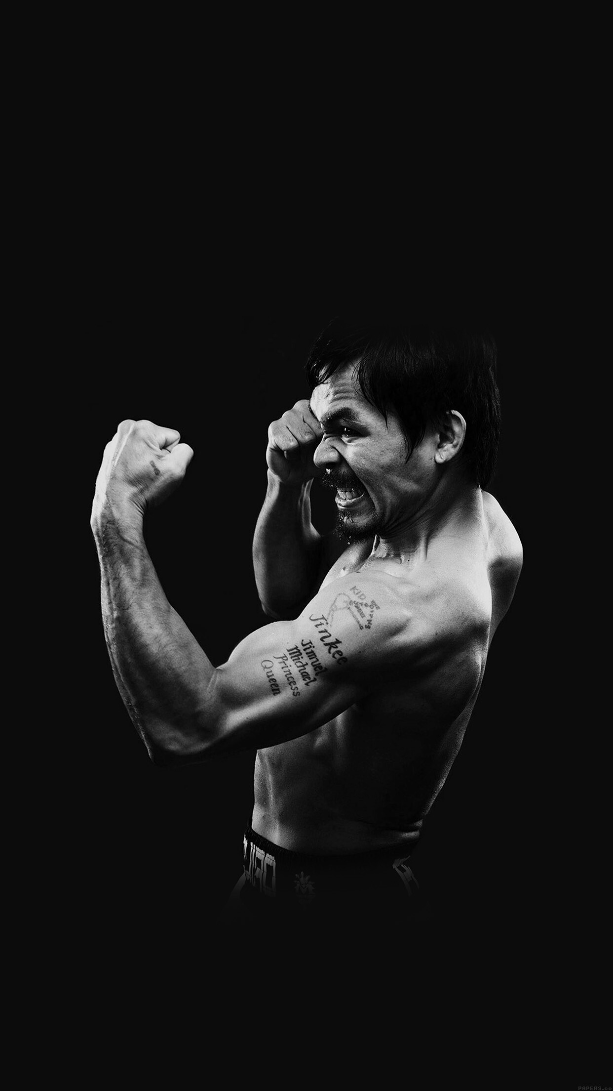 Boxing, Manny Pacquiao, Dark boxing legend, Papers co, 1250x2210 HD Phone