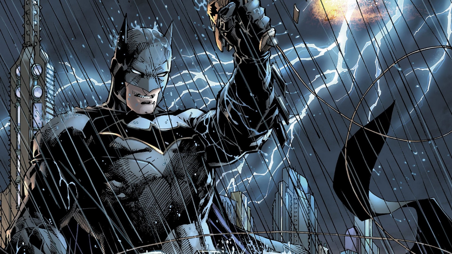 Jim Lee, Batman Wallpaper, 1920x1080 Full HD Desktop