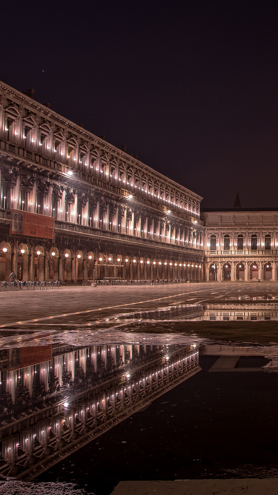 St. Mark's Square, Night view, iPhone 6 Plus, 1080x1920 Full HD Phone