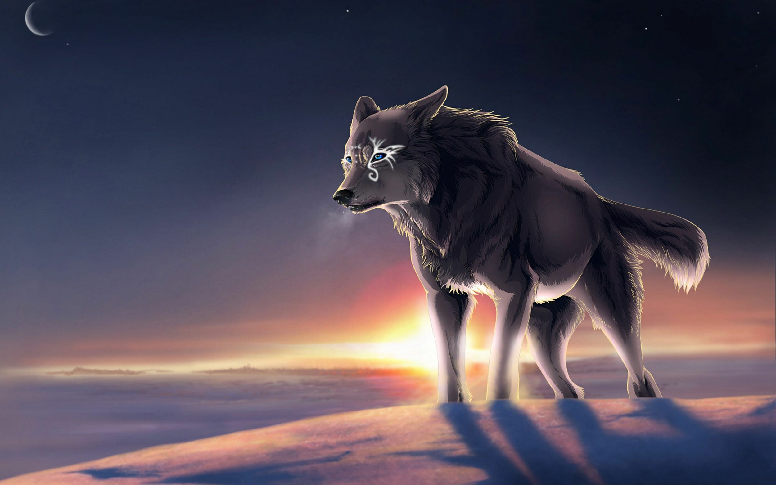 Anime wolf wallpapers, Manga-inspired, Anime fan favorite, Unique art style, 2500x1570 HD Desktop