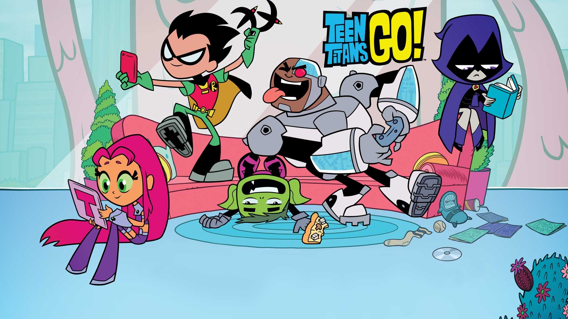 Teen Titans Go!, DC Super Hero Girls, Multiverse Mayhem, Deck building game, 1920x1080 Full HD Desktop