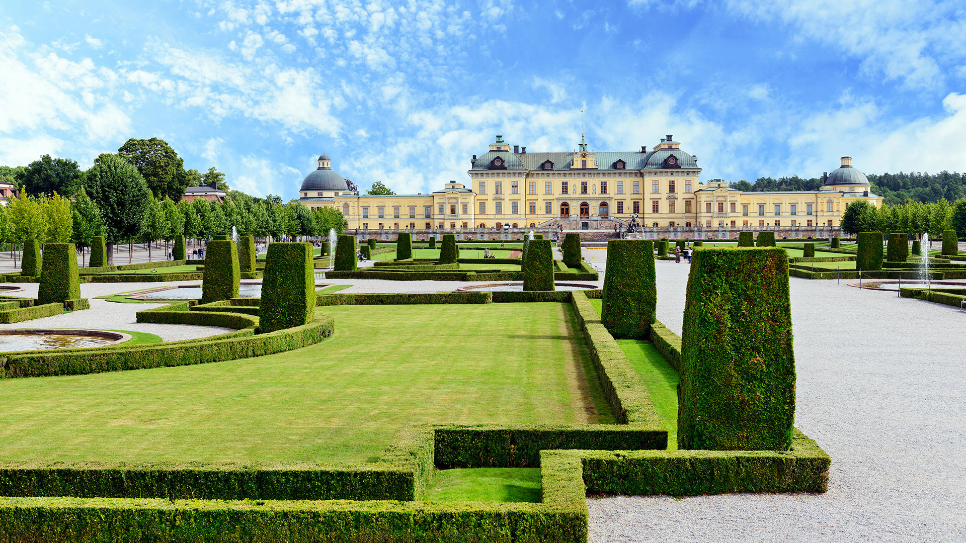 Drottningholm Palace, Christmas in Scandinavia, Enchanting journeys, New Year, 1920x1080 Full HD Desktop