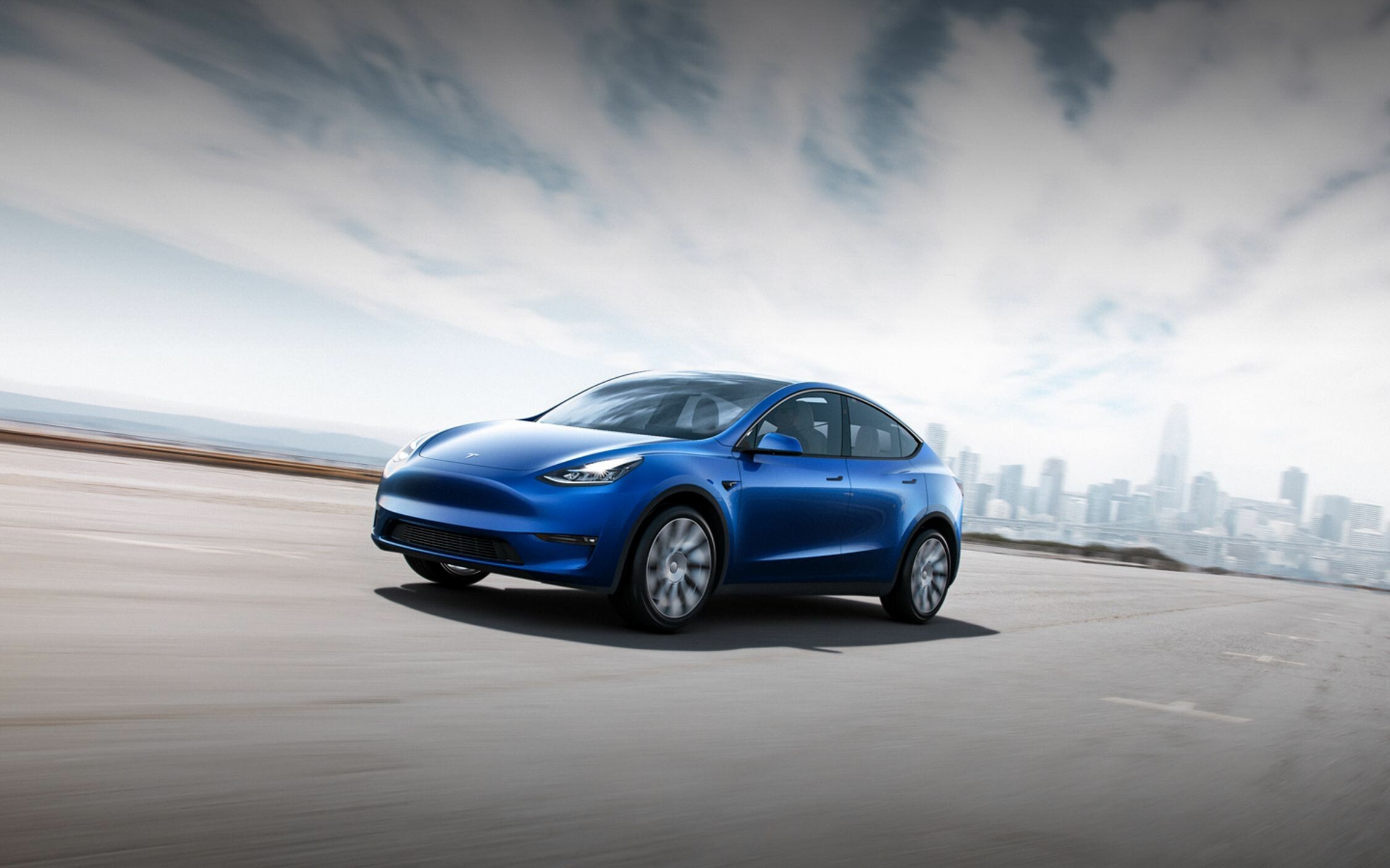 Tesla Model Y, Revolutionary electric SUV, Cutting-edge technology, Unparalleled range, 2250x1410 HD Desktop