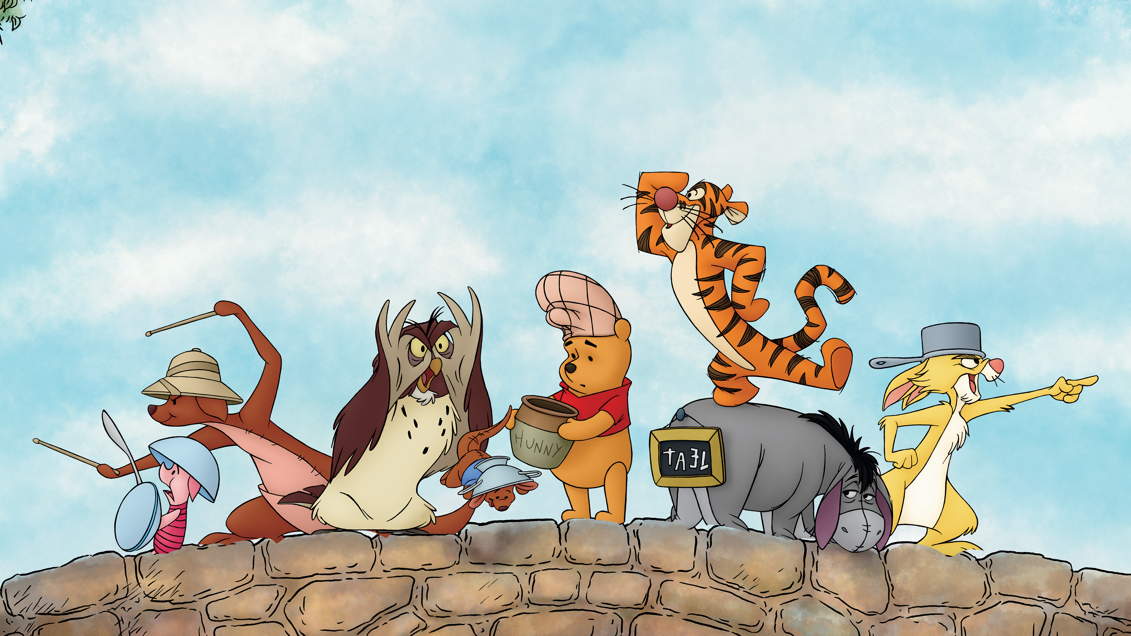 Winnie the Pooh, 4K Ultra wallpaper, Disney, Cute, 3840x2160 4K Desktop