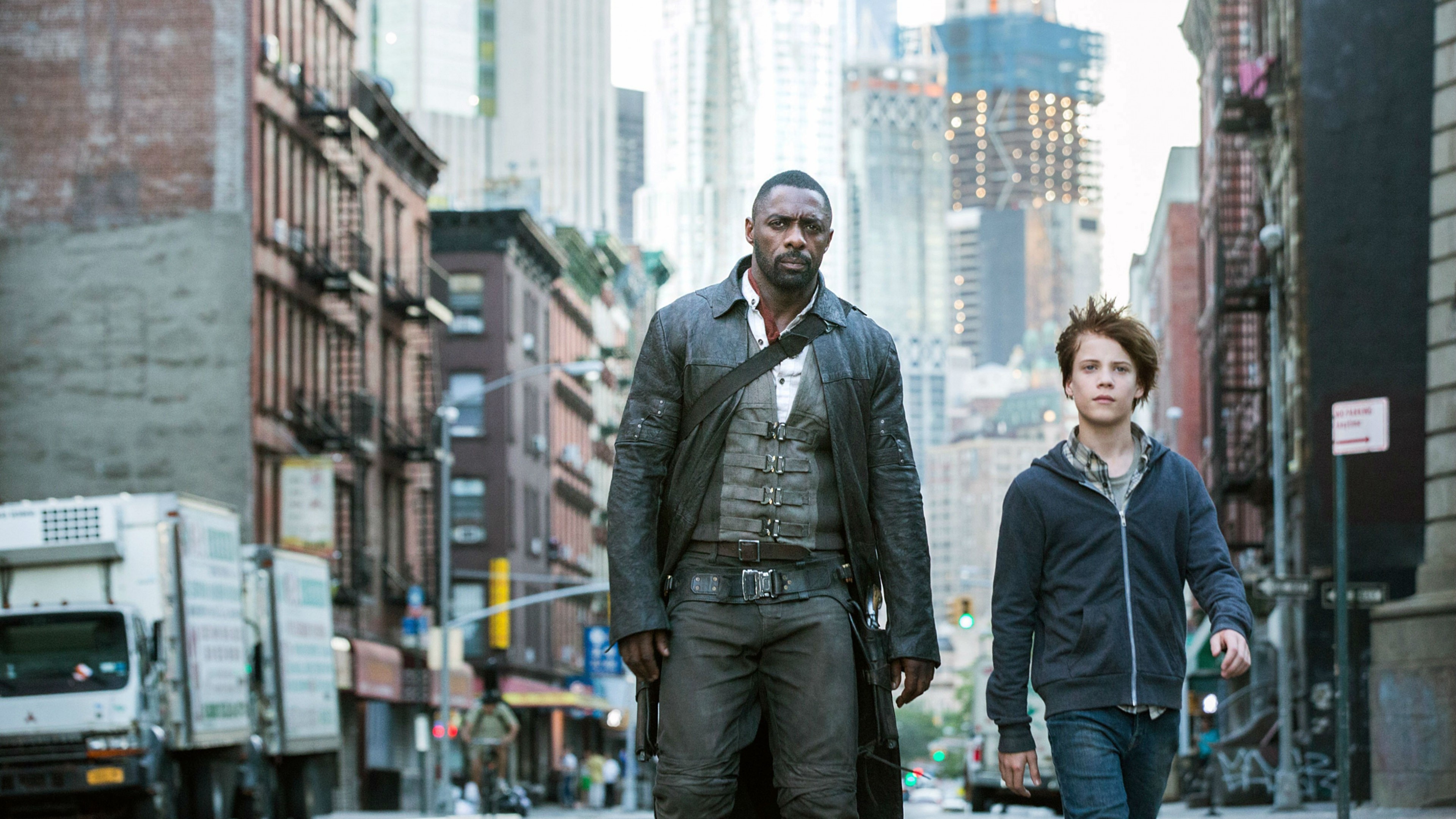 Dark Tower wallpaper, Idris Elba, Nicholas Hamilton, 4K resolution, 3840x2160 4K Desktop