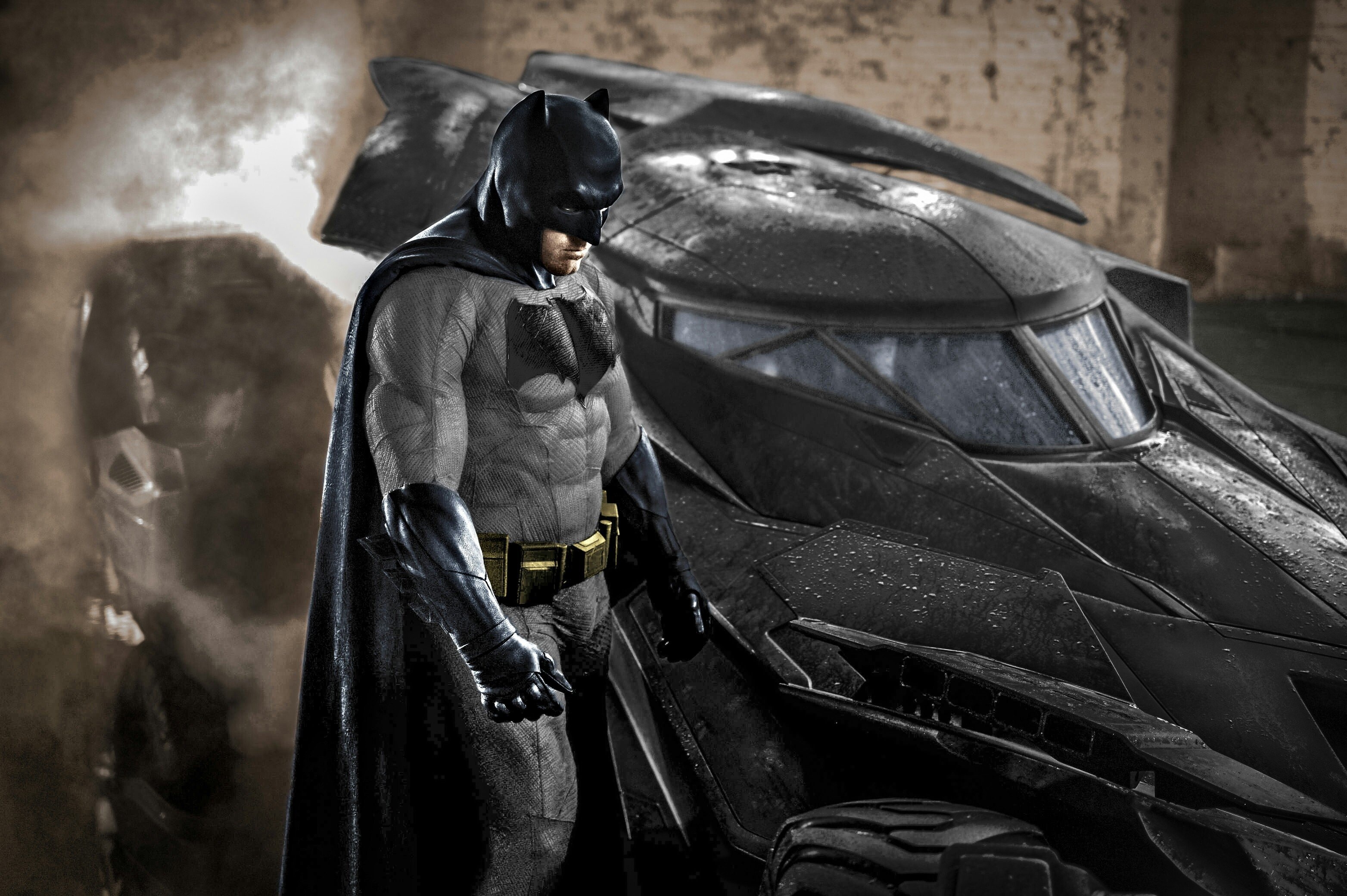 Batmobile, Ben Affleck (Batman) Wallpaper, 3130x2080 HD Desktop