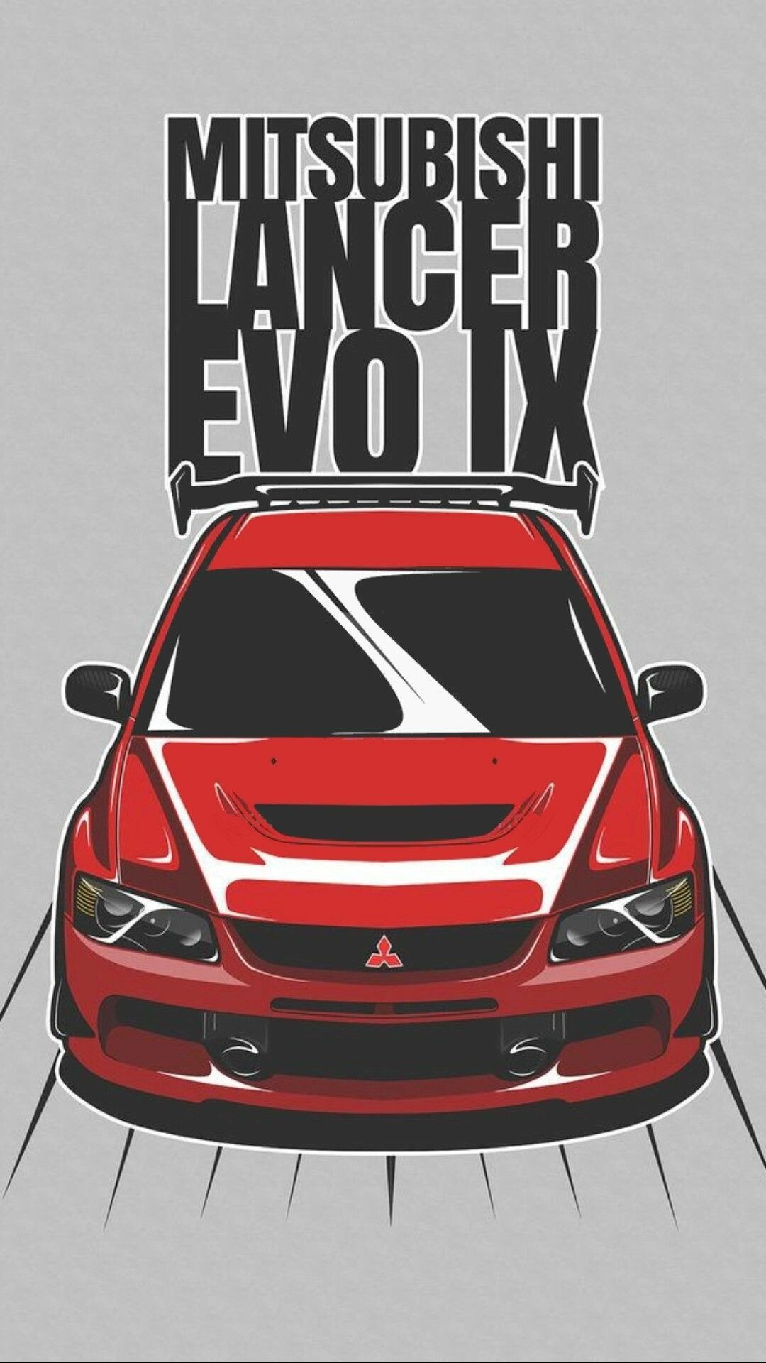 Car sketch art, Mitsubishi Lancer Evo, Artistic representation, Car design, 1080x1920 Full HD Phone