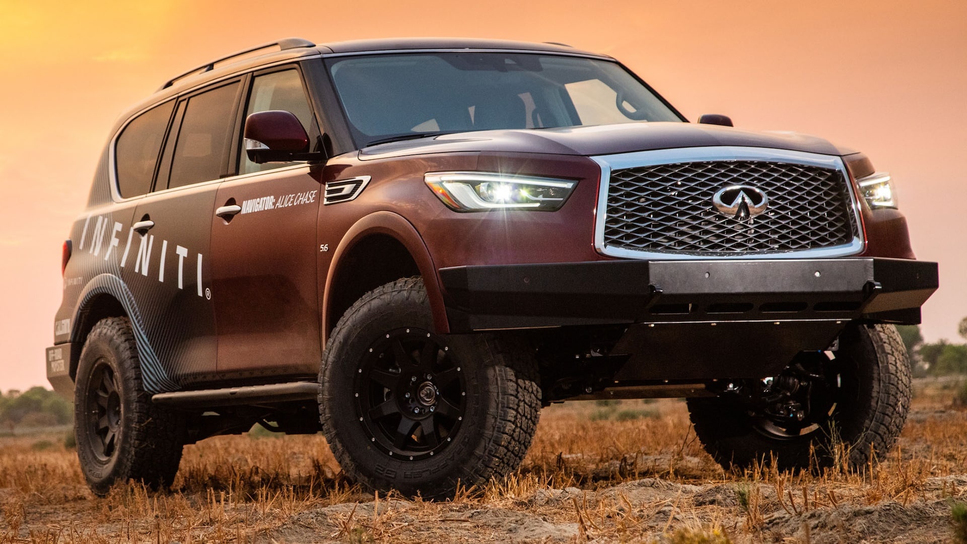 Off-Road Modification, Infiniti QX80 Wallpaper, 1920x1080 Full HD Desktop