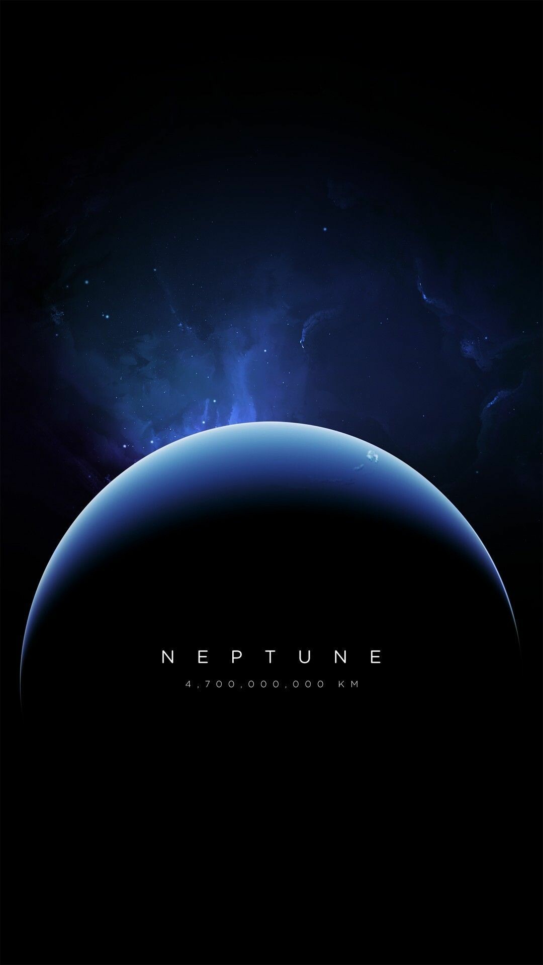 Space planets wallpaper, Neptune in all its glory, 1080x1920 Full HD Phone