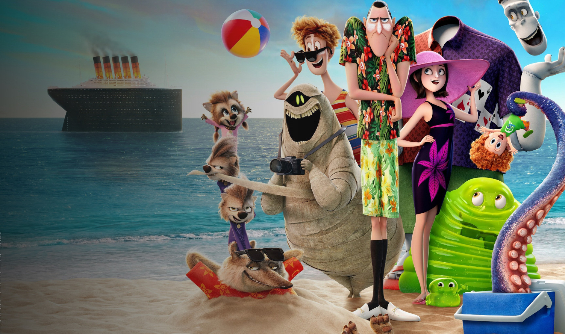 Hotel Transylvania 3, Columbia Pictures Wallpaper, 1920x1140 HD Desktop