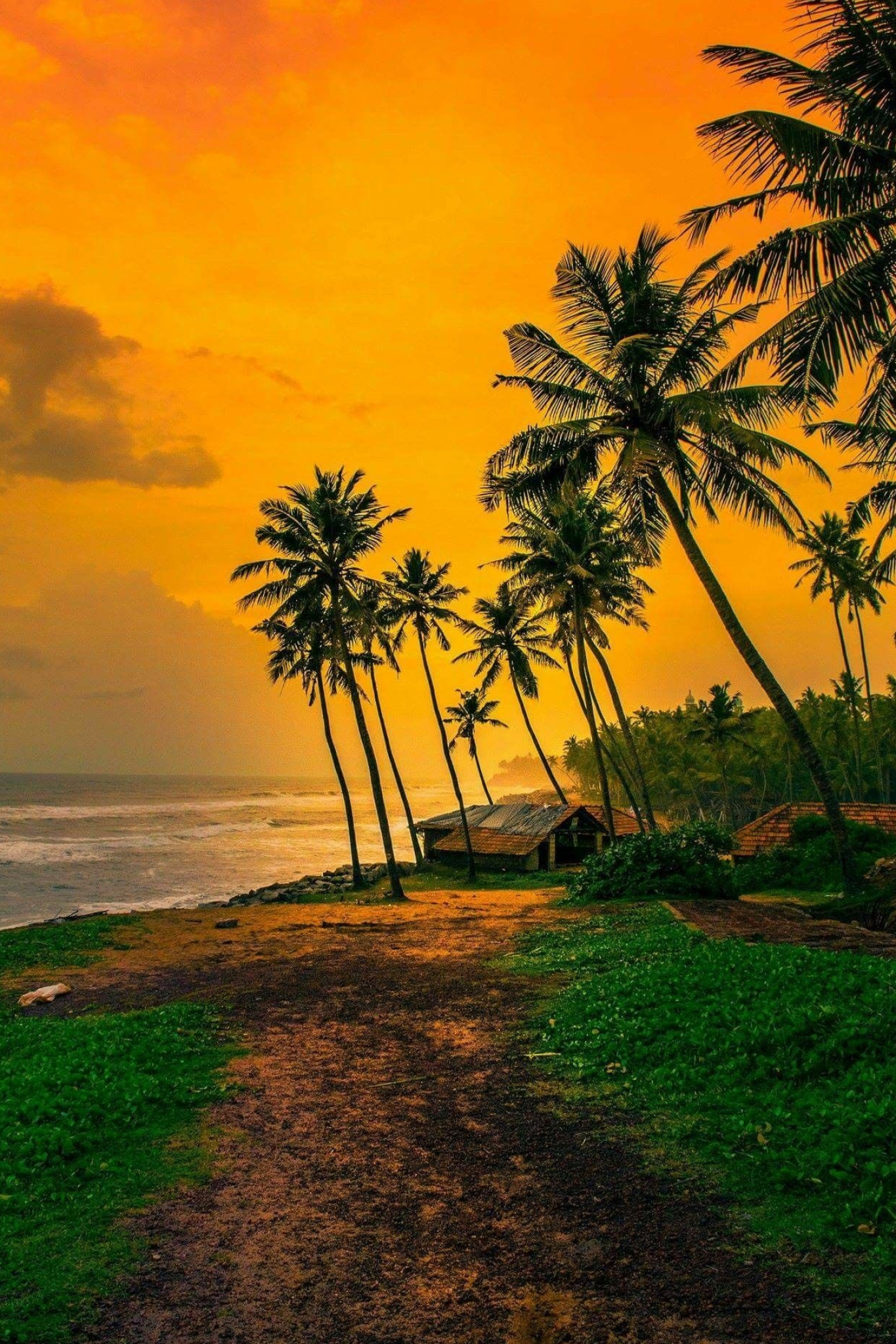 Varkala beach, Stunning nature photos, Photographic beauty, Serene coastal charm, 1370x2050 HD Phone