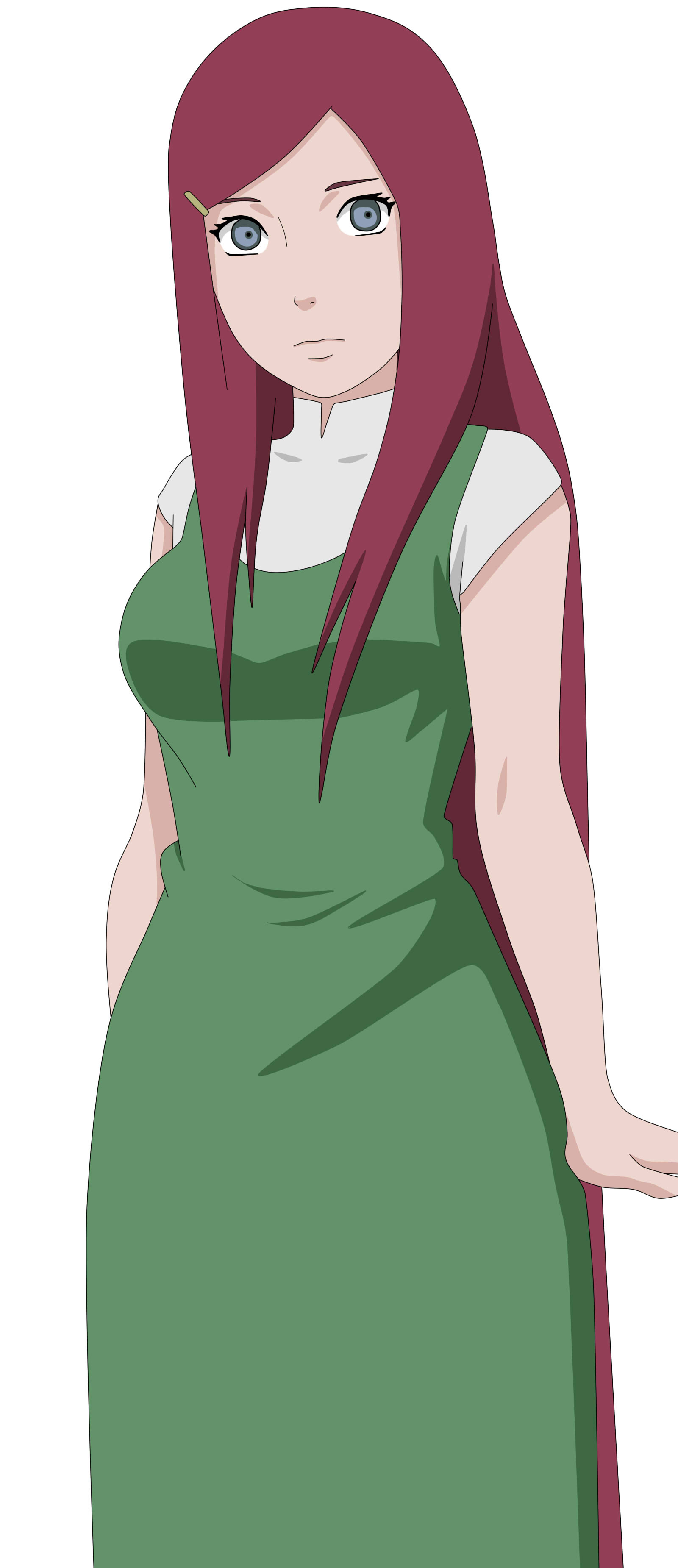 Kushina Uzumaki, Anime heroine, Naruto's heritage, Spirited ninja, 1600x3700 HD Phone