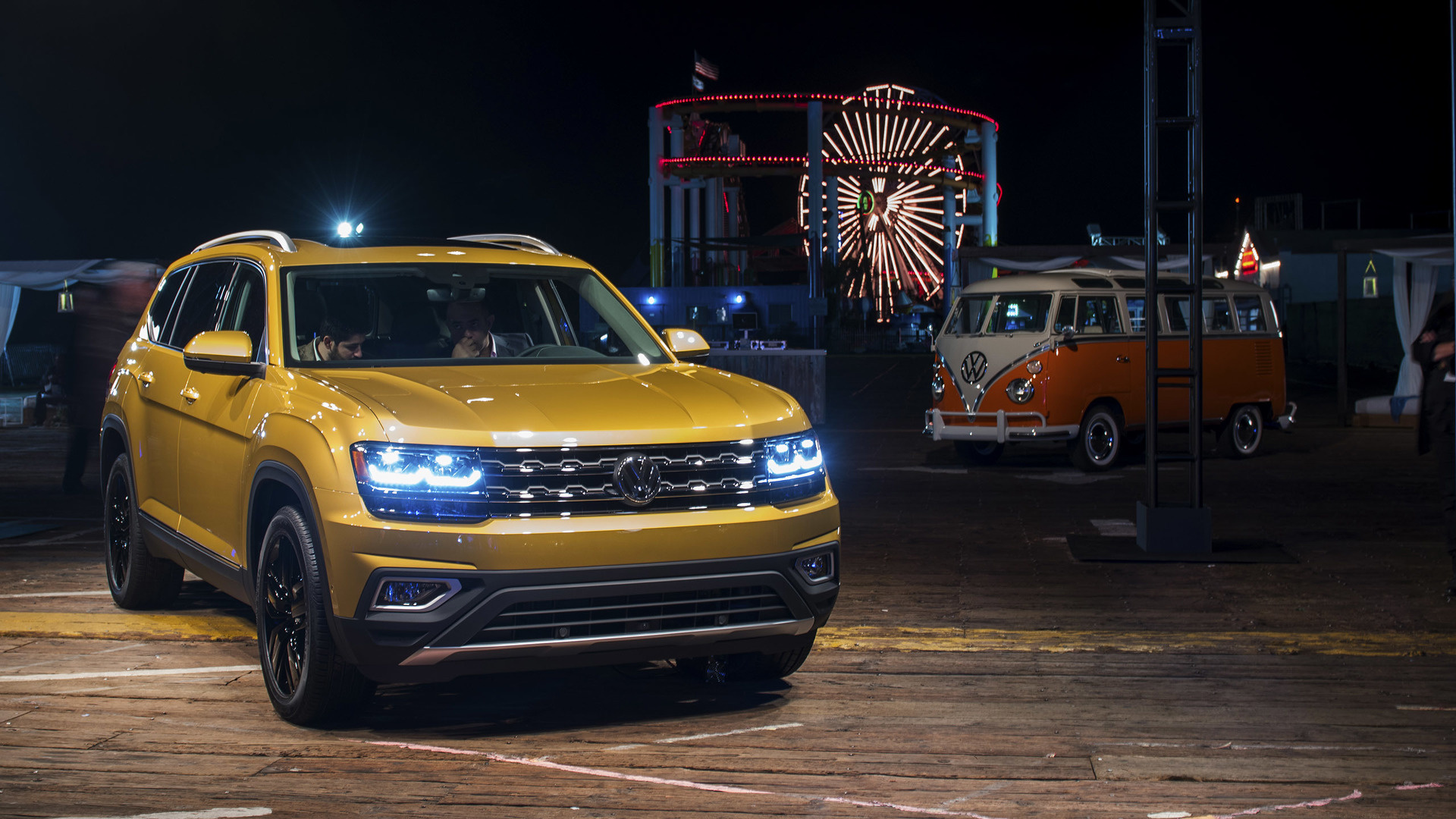 Volkswagen Atlas, Live Reveal Photos, 1920x1080 Full HD Desktop