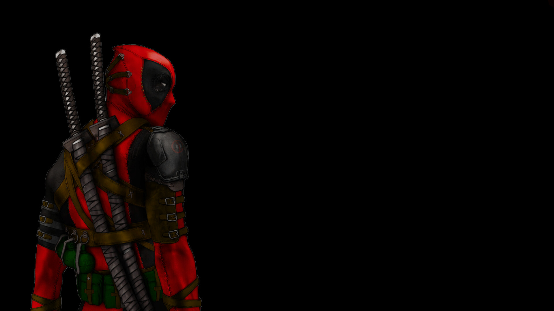 Deadpool, 4k backgrounds, Movie adaptation, Vibrant wallpaper, 1920x1080 Full HD Desktop