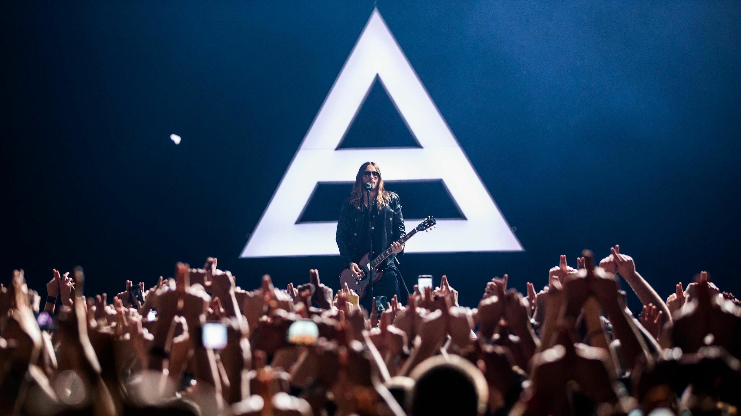 Thirty Seconds to Mars, Epic wallpapers, Intense energy, Rock music legends, 2560x1440 HD Desktop