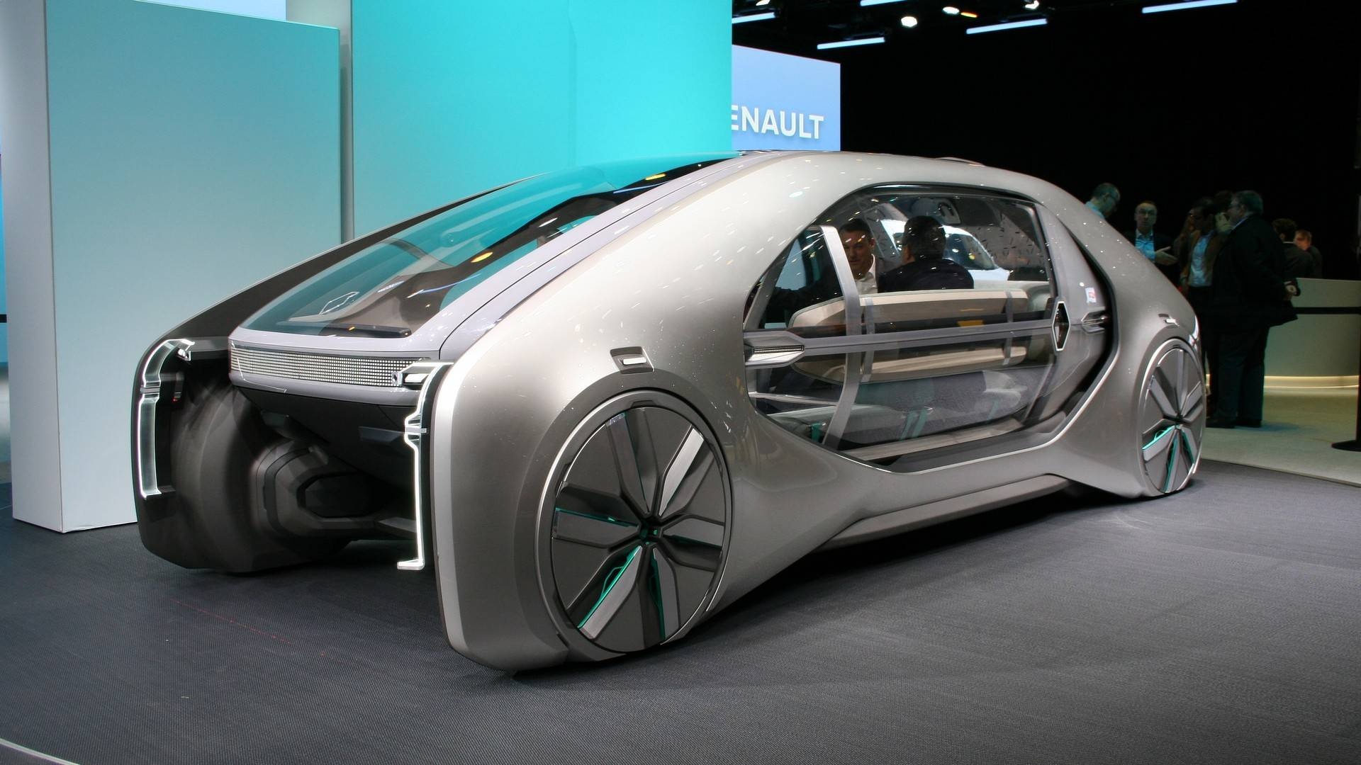 Renault EZ, Futuristic concept, Geneva Motor Show, Self-driving technology, 1920x1080 Full HD Desktop