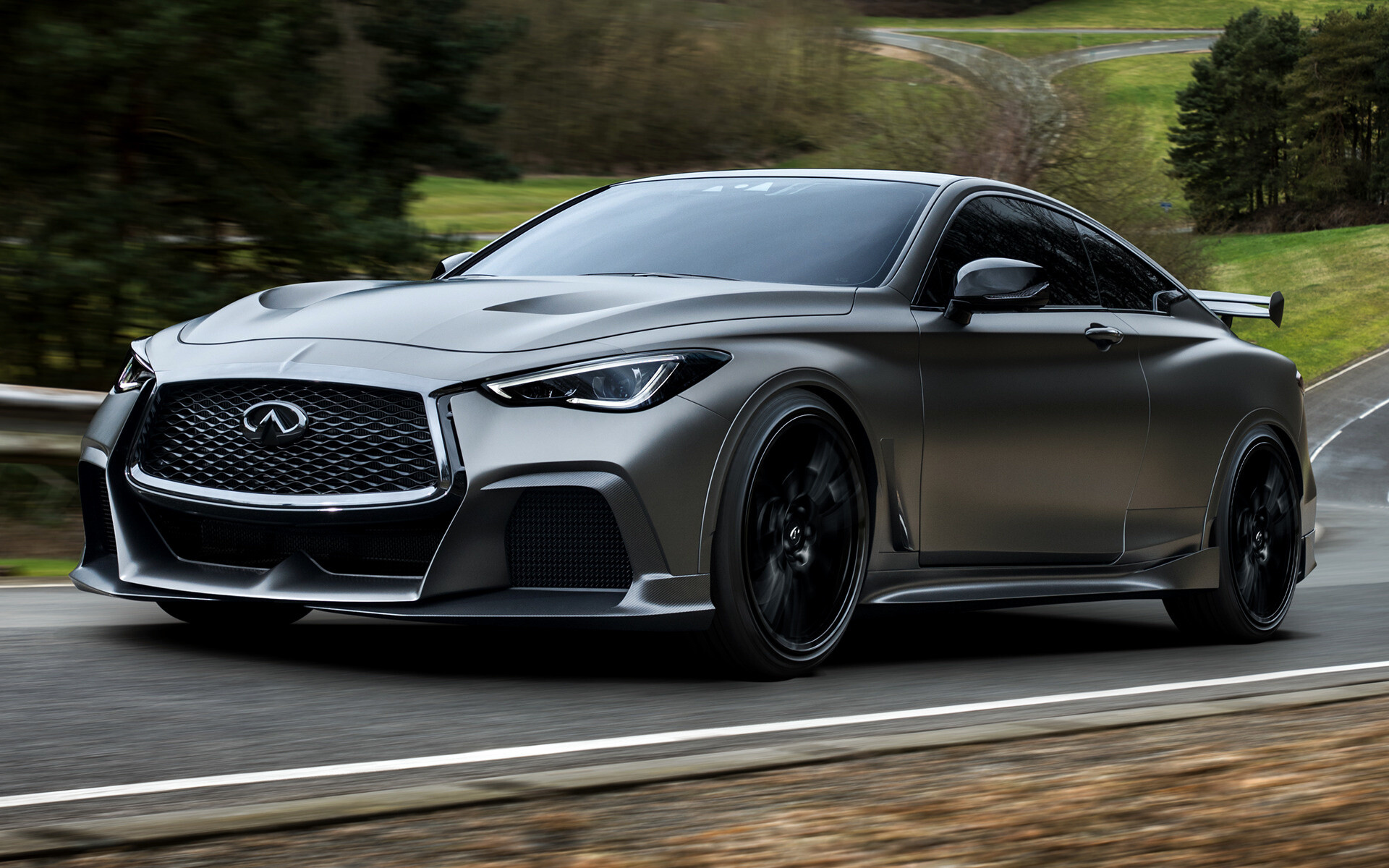 Q60 Project Black S, Infiniti Wallpaper, 1920x1200 HD Desktop