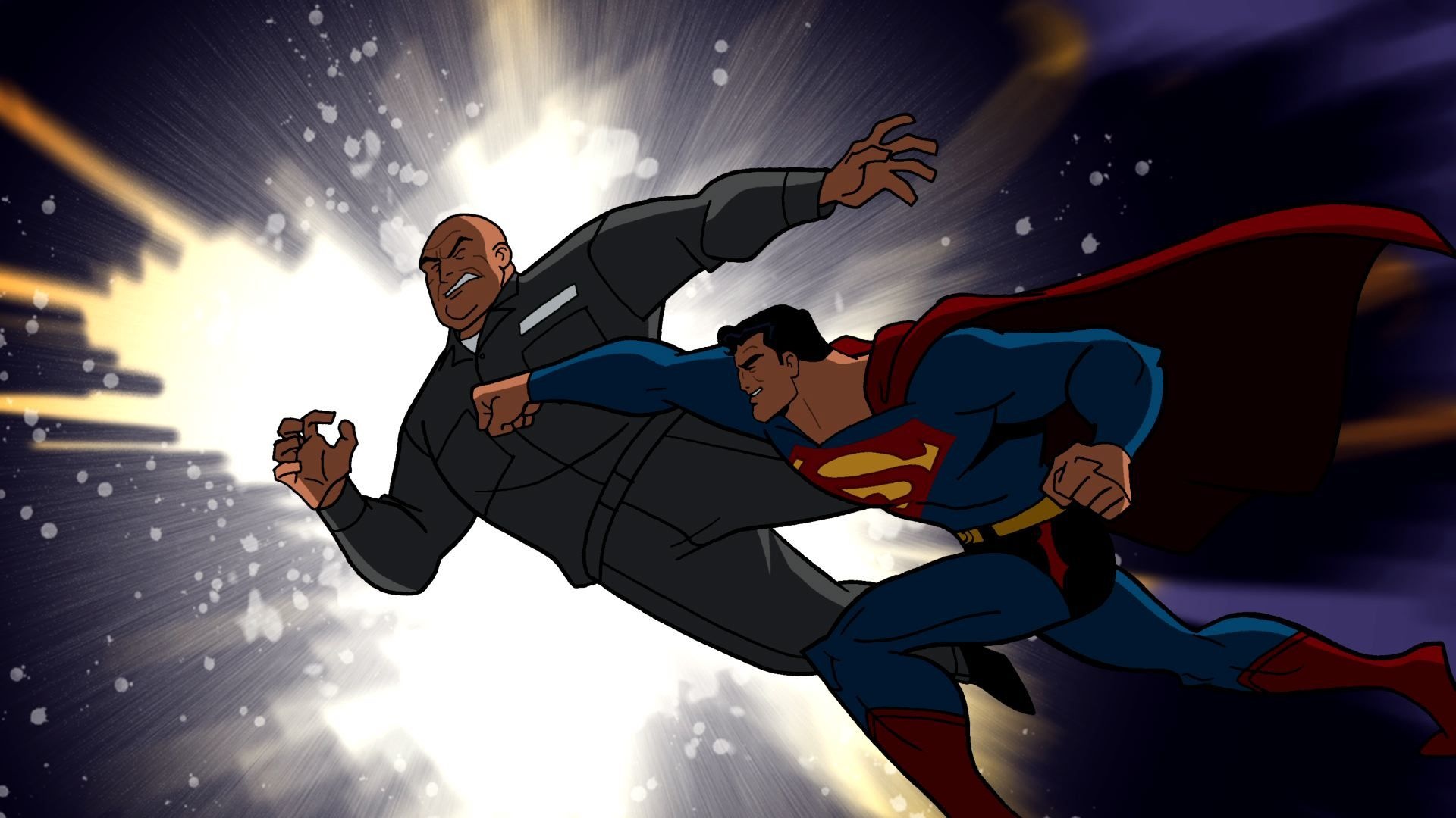 Superman vs Lex Luthor, Iconic superhero rivalry, Epic battles, 1920x1080 Full HD Desktop