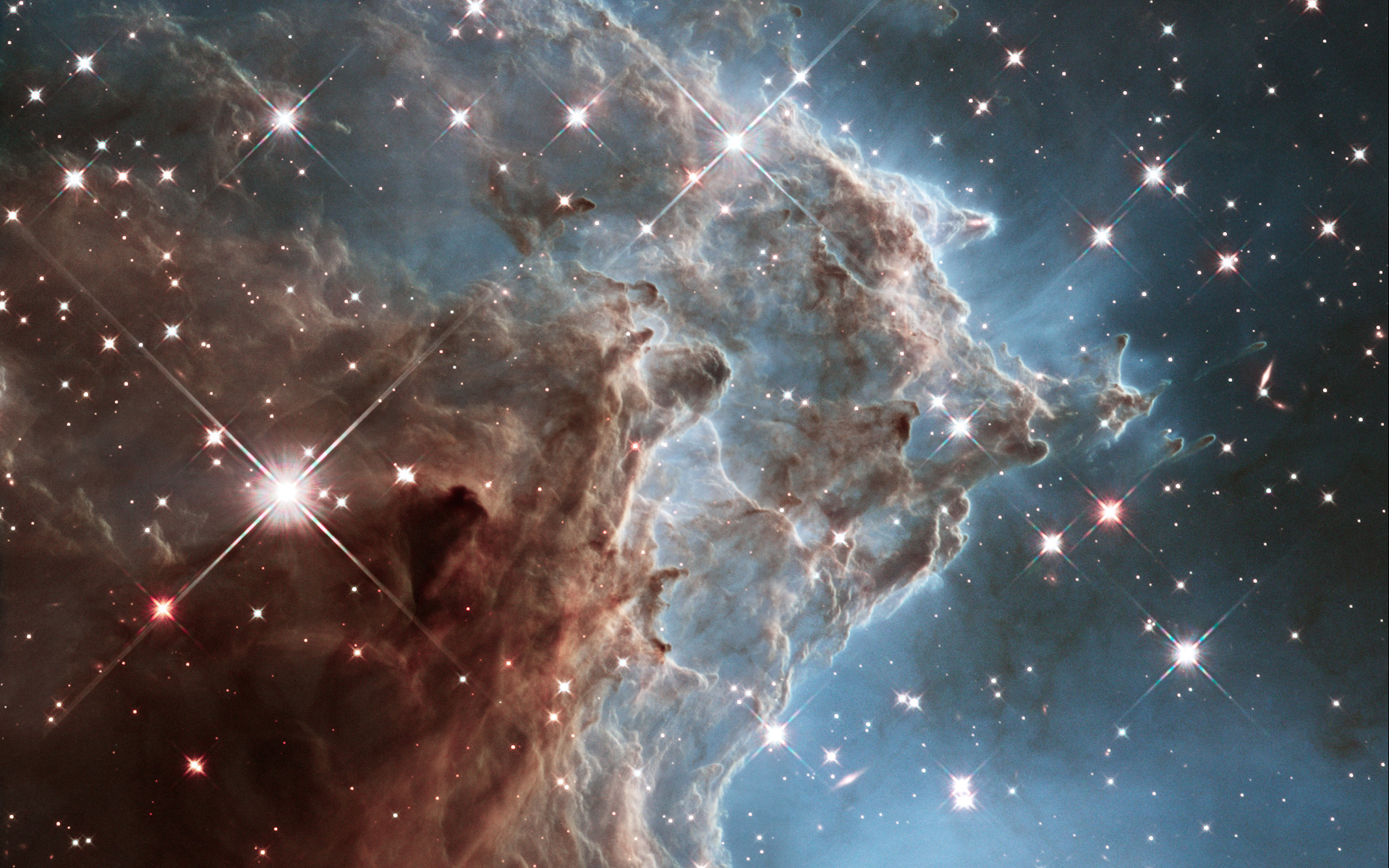 Monkey Head Nebula, Hubble Wallpaper, 1920x1200 HD Desktop