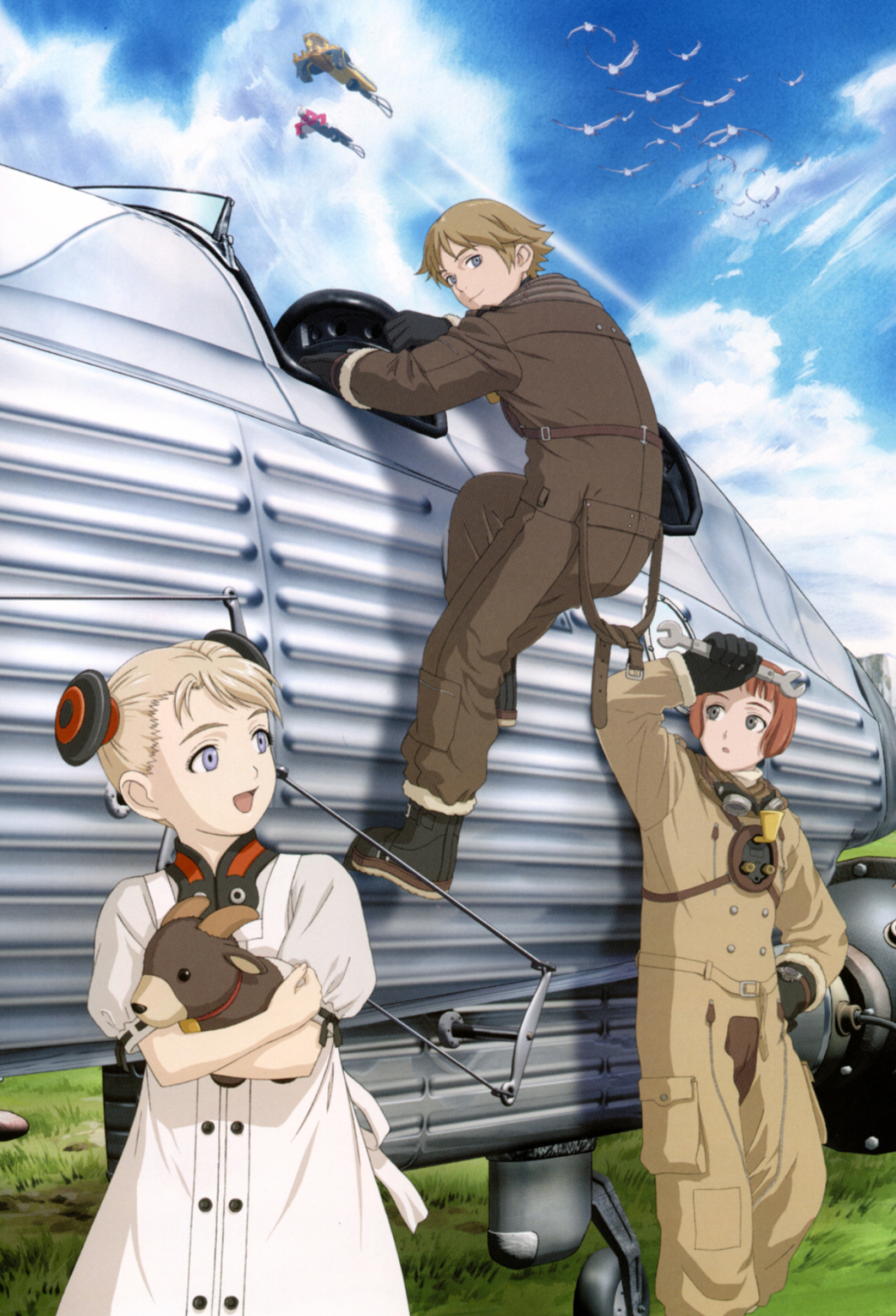 Last Exile, Alvis e Hamilton, Memorable character, Beautiful artwork, 1640x2410 HD Phone