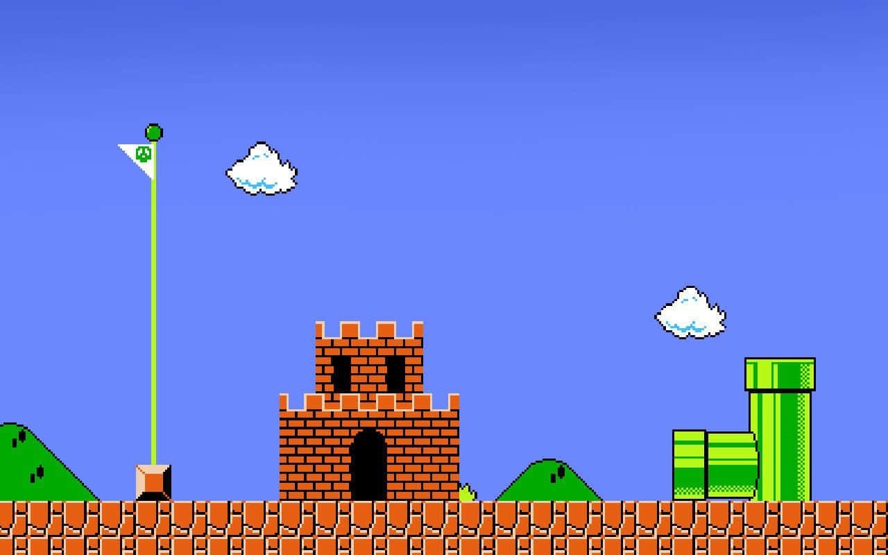 Flag, Mario Castle Wallpaper, 1280x800 HD Desktop