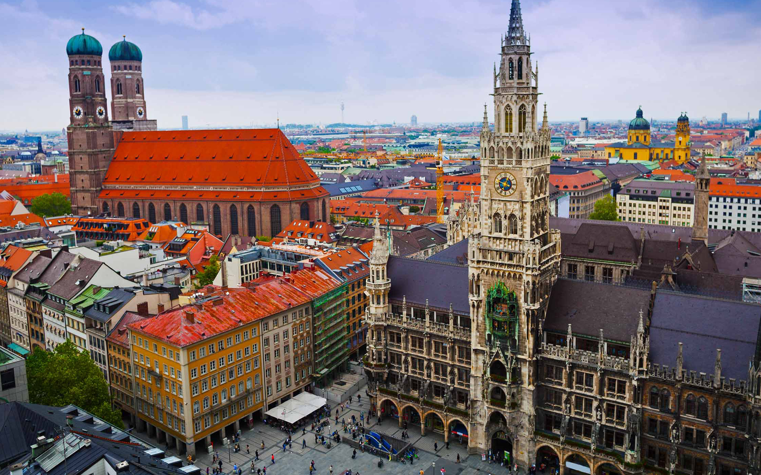 Marienplatz, Munich Wallpaper, 2560x1600 HD Desktop