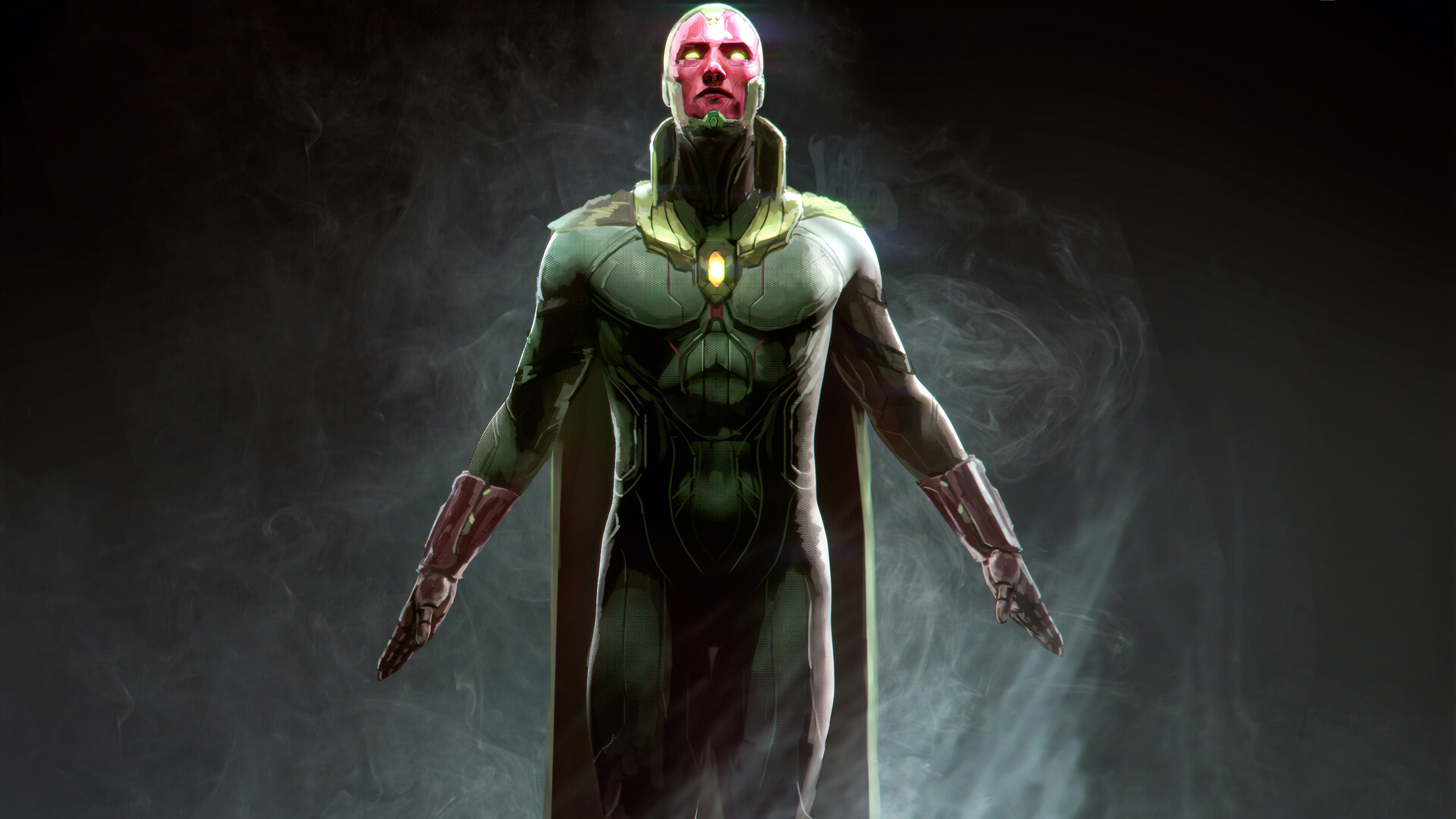 Vision, Superhero Wallpaper, 3840x2160 4K Desktop