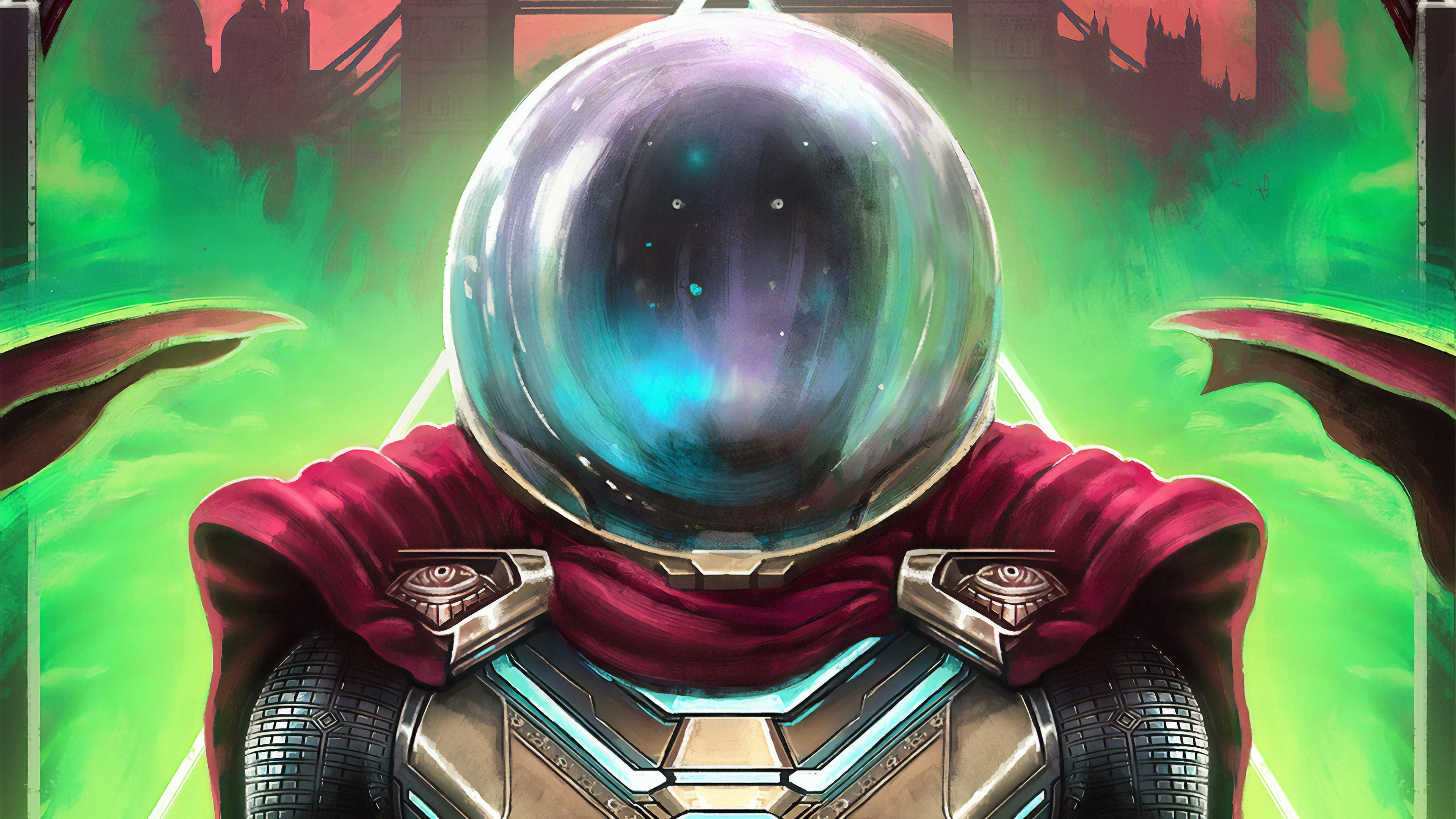 Mysterio wallpaper, Ultra HD background, Marvel Comics, 3840x2160 4K Desktop