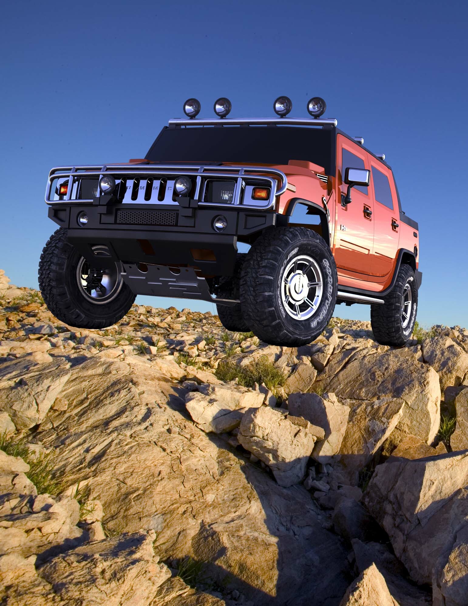 Hummer H2 SUT, Work in progress, High-definition wallpapers, Stunning design, 1550x2000 HD Phone