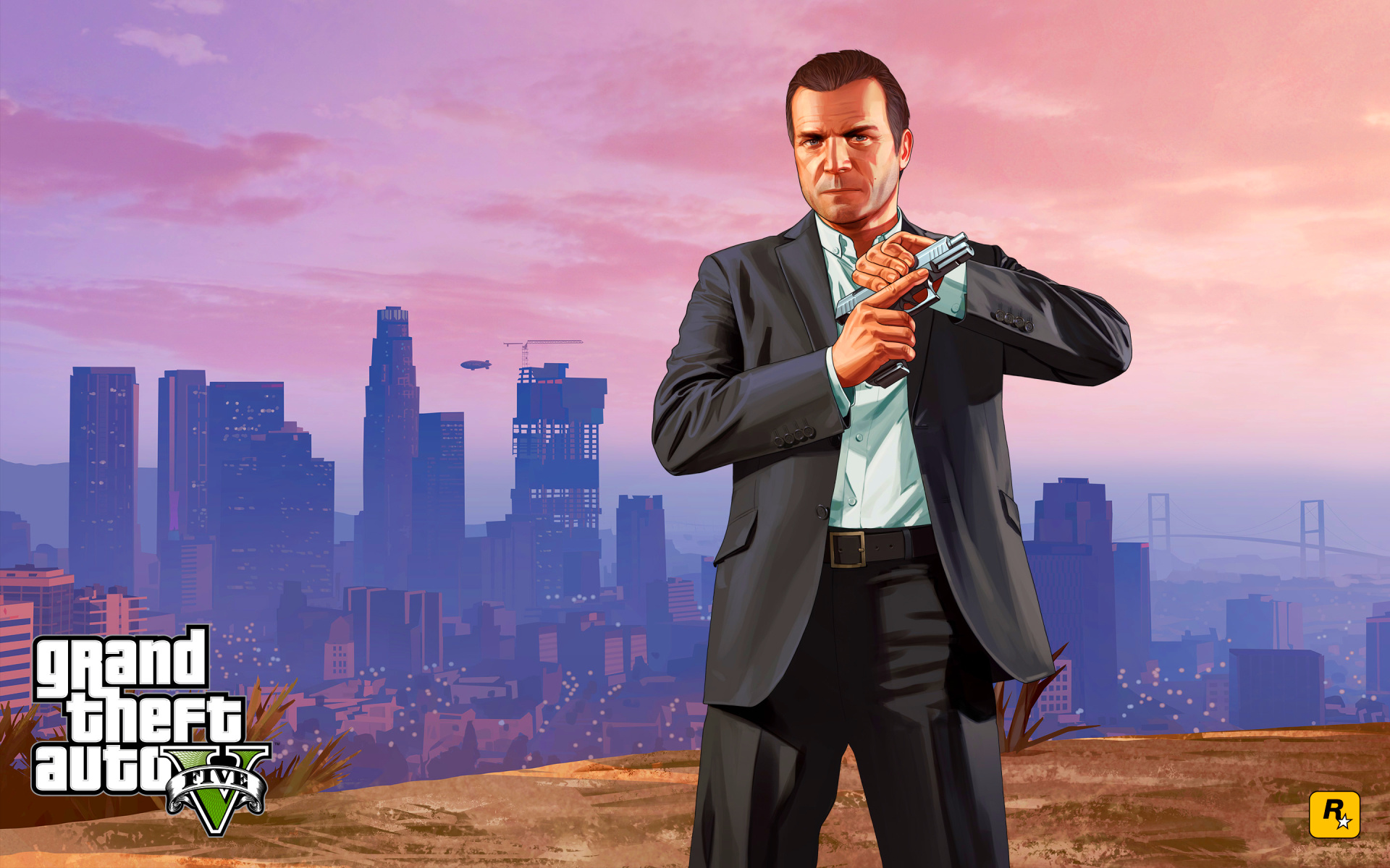 GTA V, Michael character, Dynamic wallpapers, Fan favorite, 1920x1200 HD Desktop