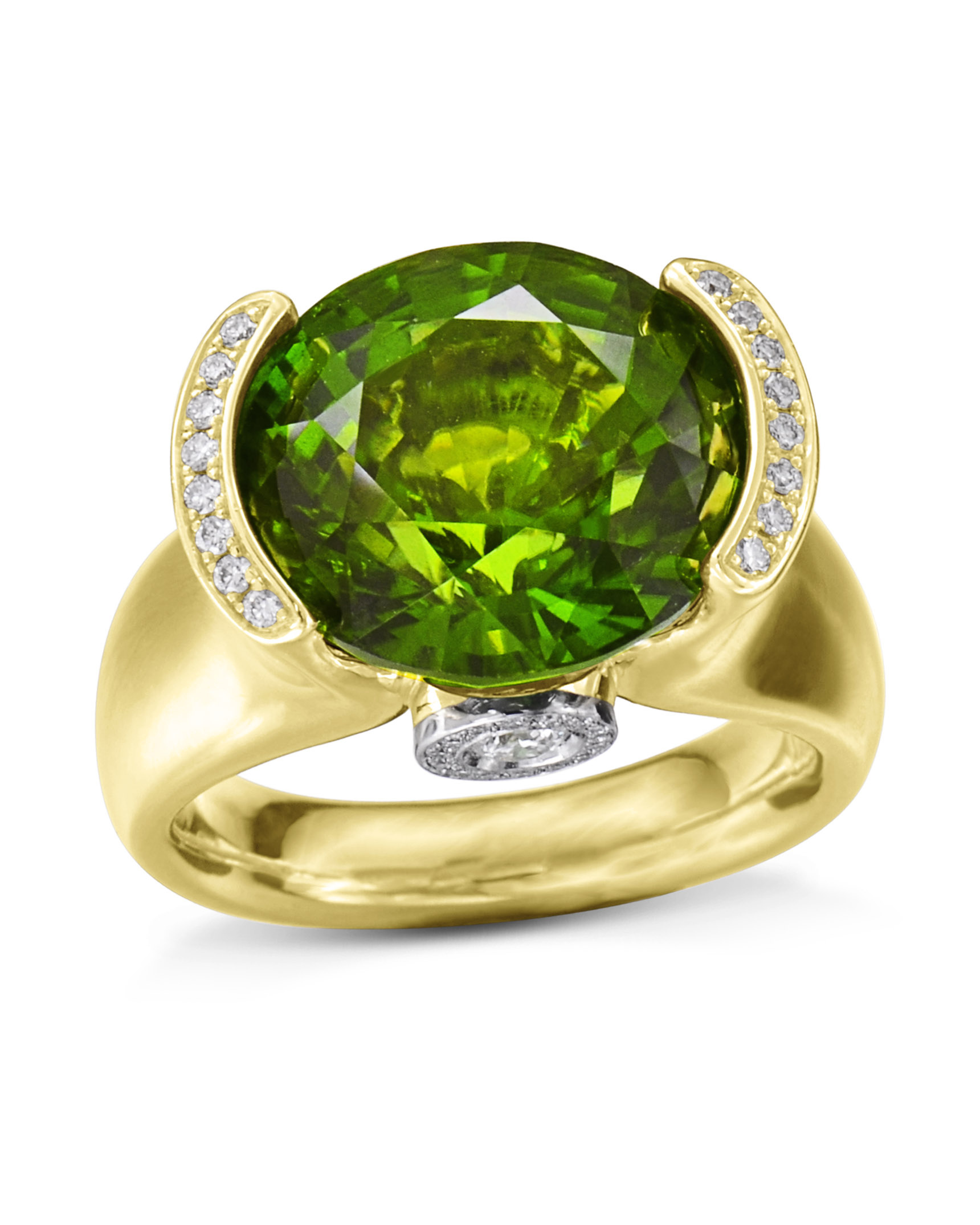 Peridot, Diamond ring, Turgeon Raine, August birthstone, 1720x2150 HD Phone