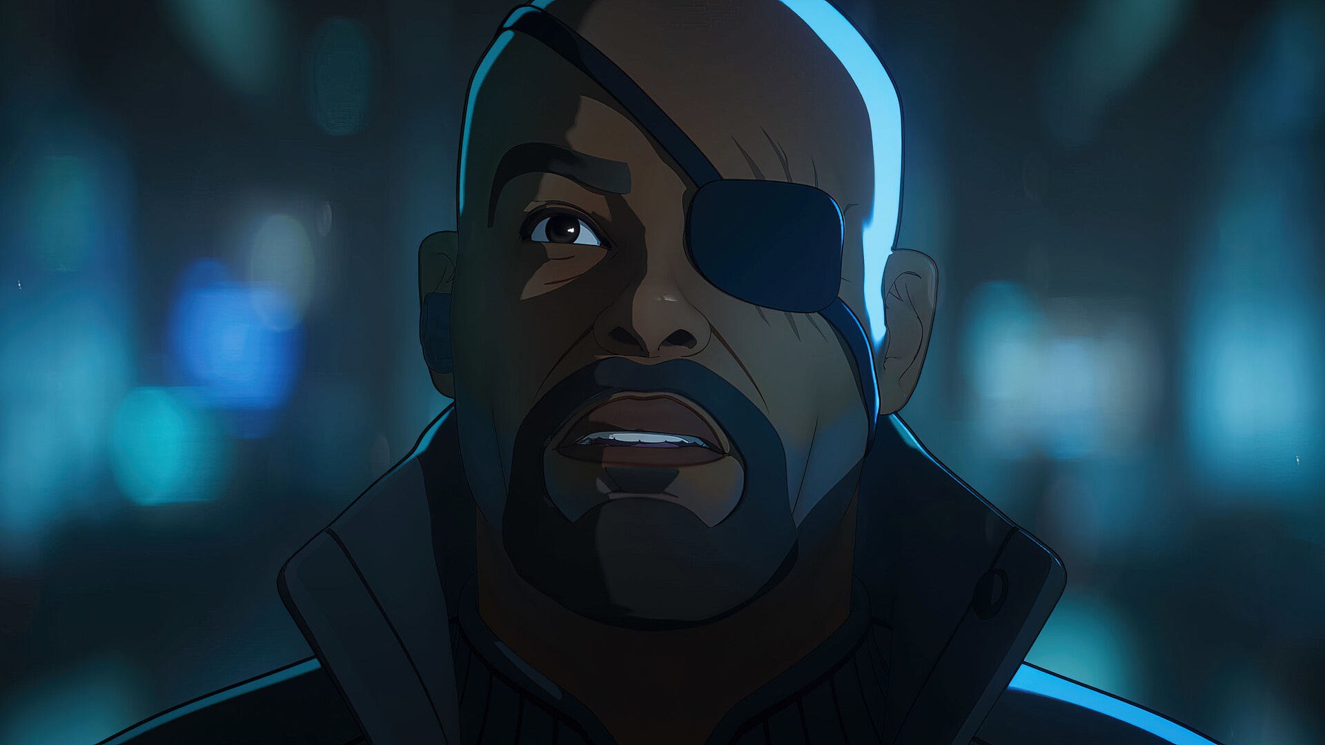 What If, Nick Fury, PC desktop, 4K wallpaper, 1920x1080 Full HD Desktop